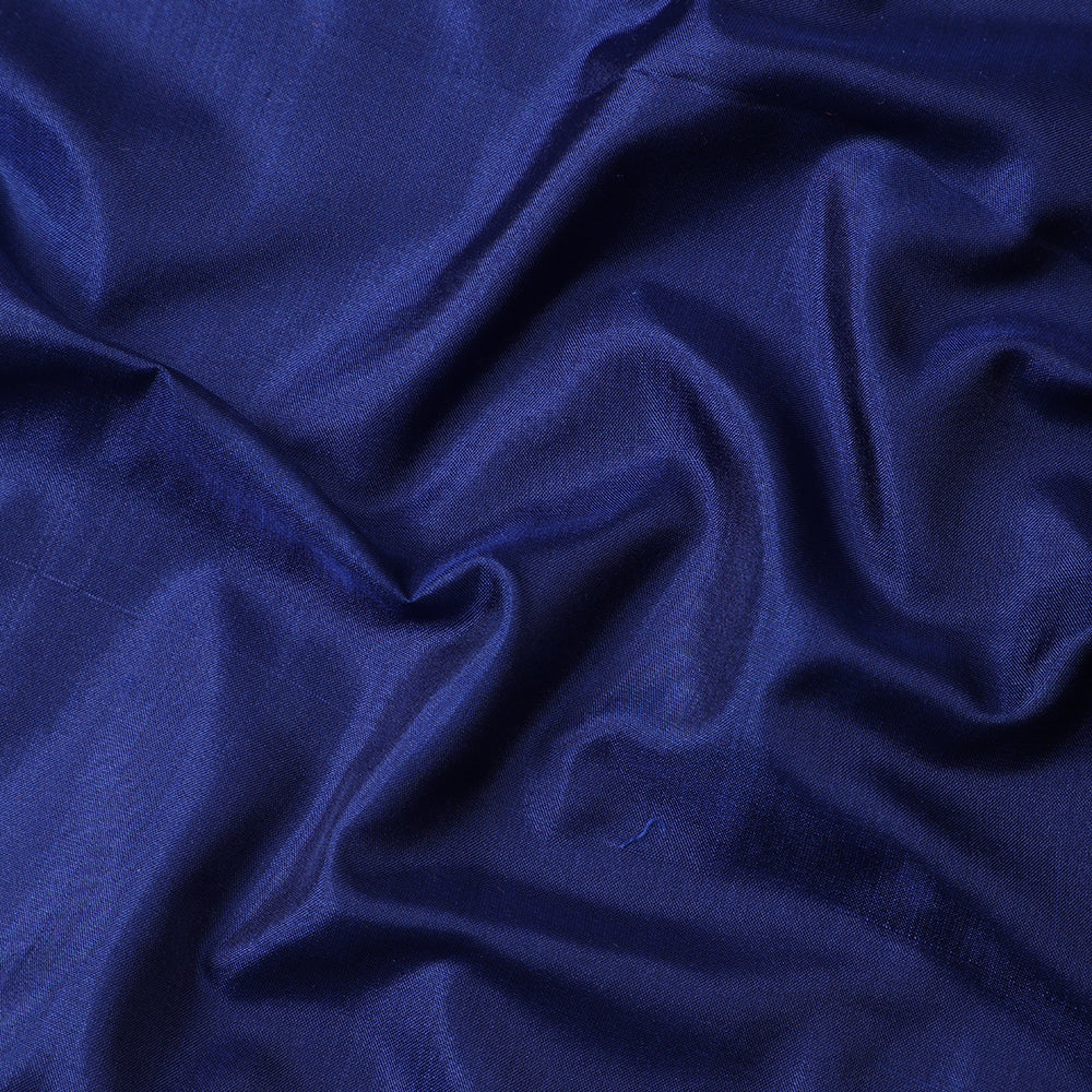 Dark Blue Color Bangalore Silk Fabric