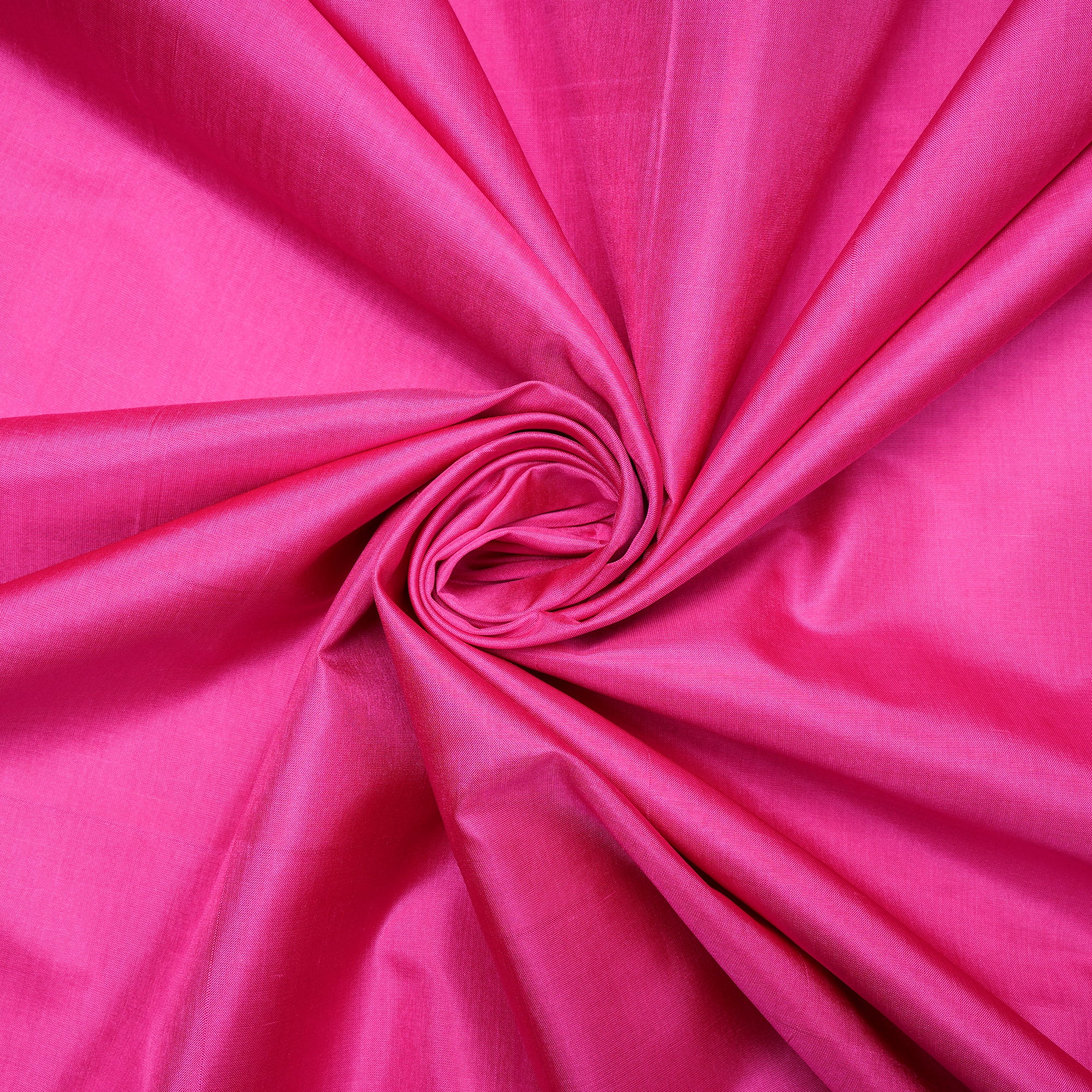 Hot Pink Color Bangalore Silk Fabric
