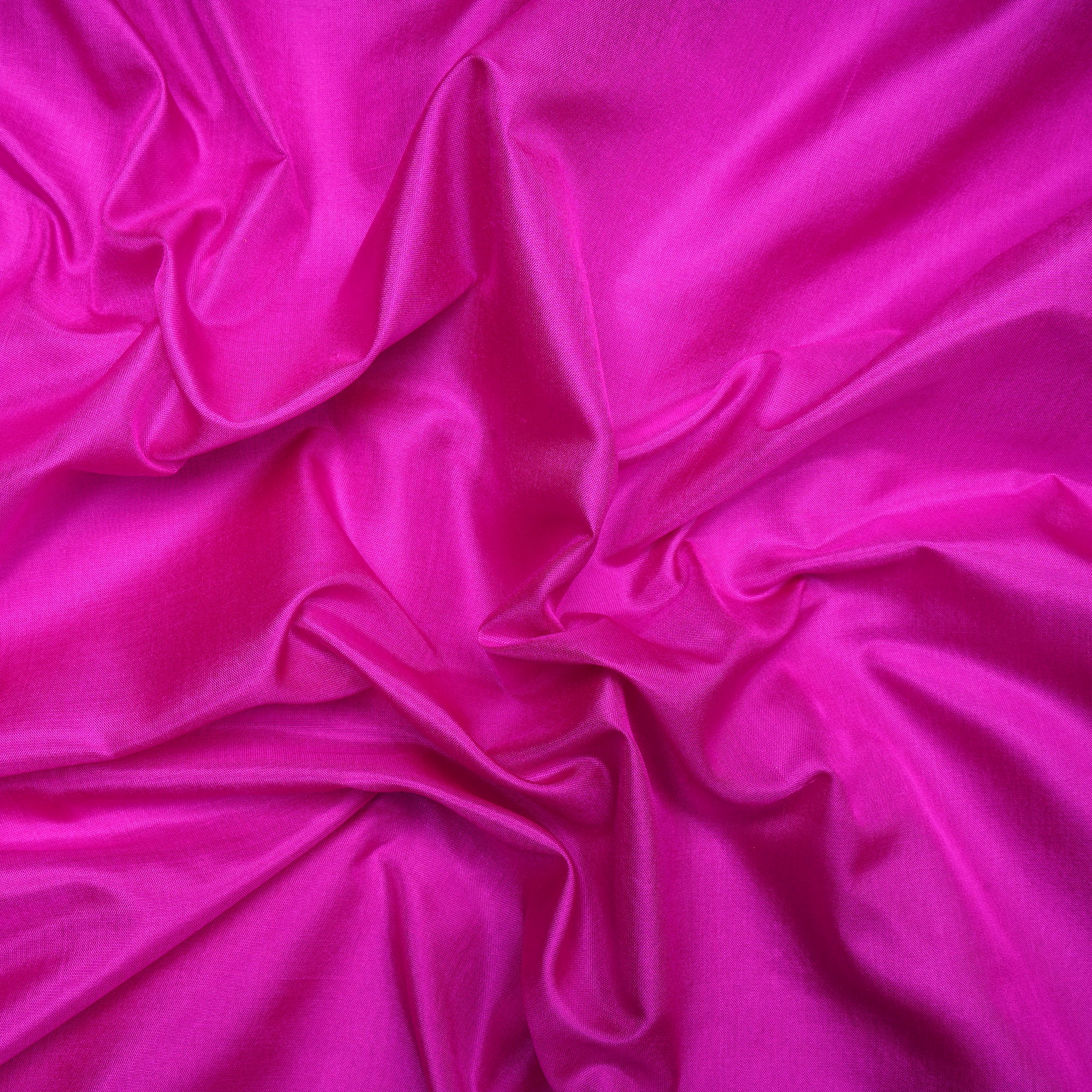 Pink Color Bangalore Silk Fabric