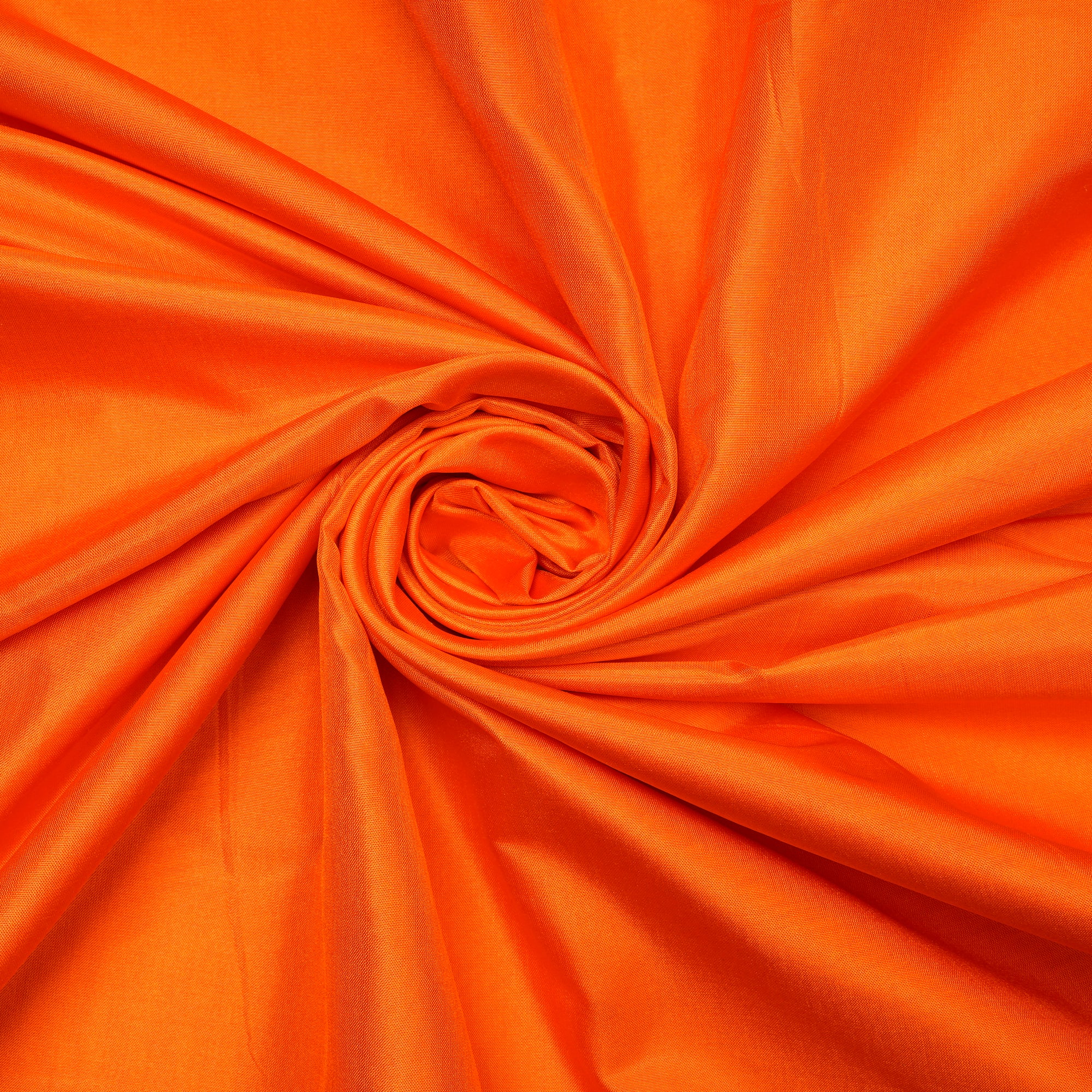 Orange Color Bangalore Silk Fabric