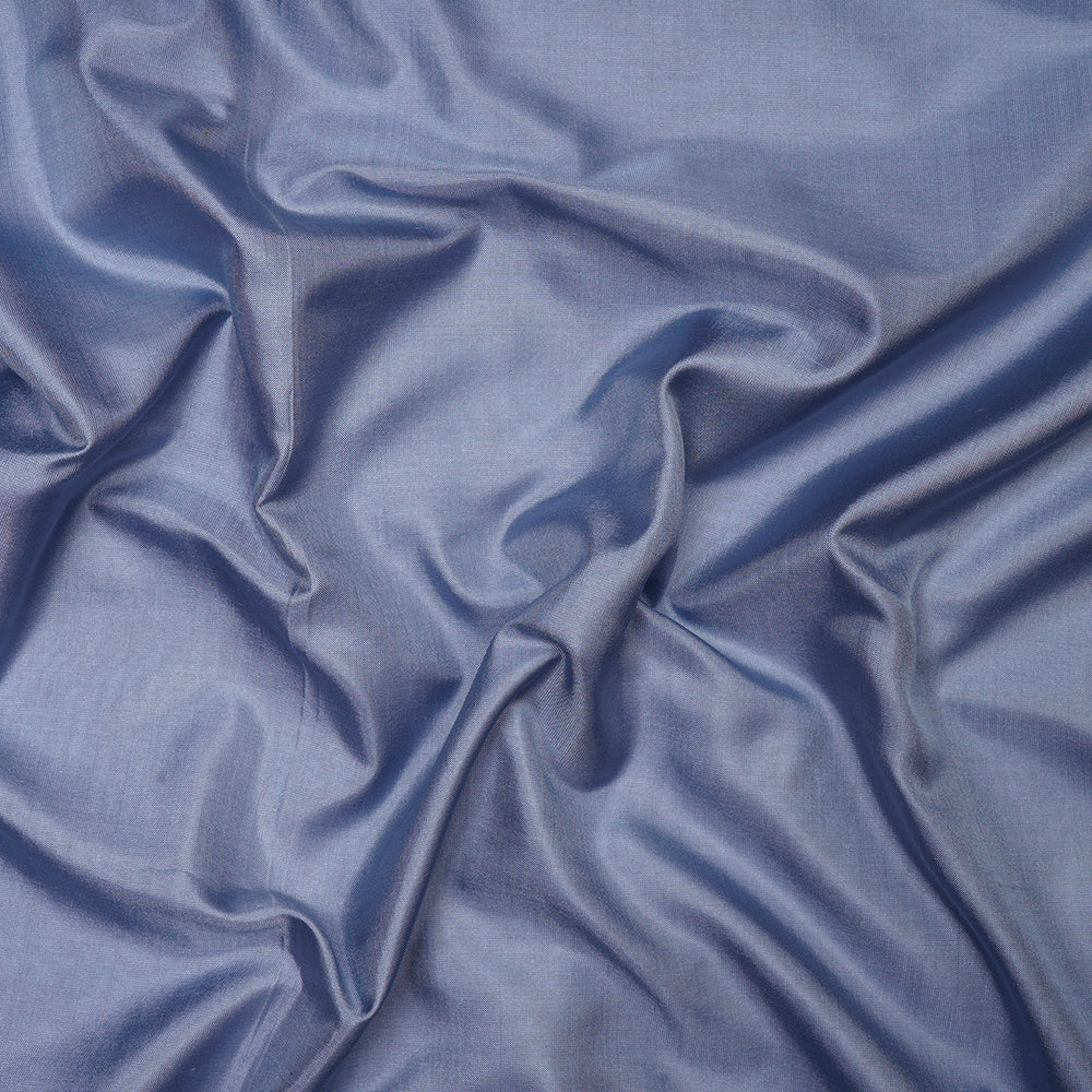 Grey Color Bangalore Silk Fabric