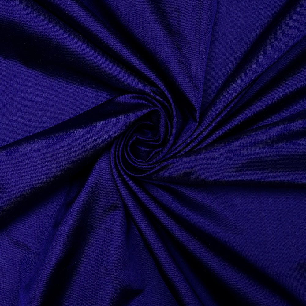 Royal Blue Color Satin Silk Fabric