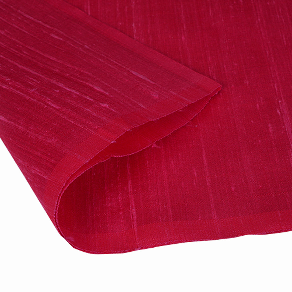 Pink Color Dupion (Raw) Silk Fabric