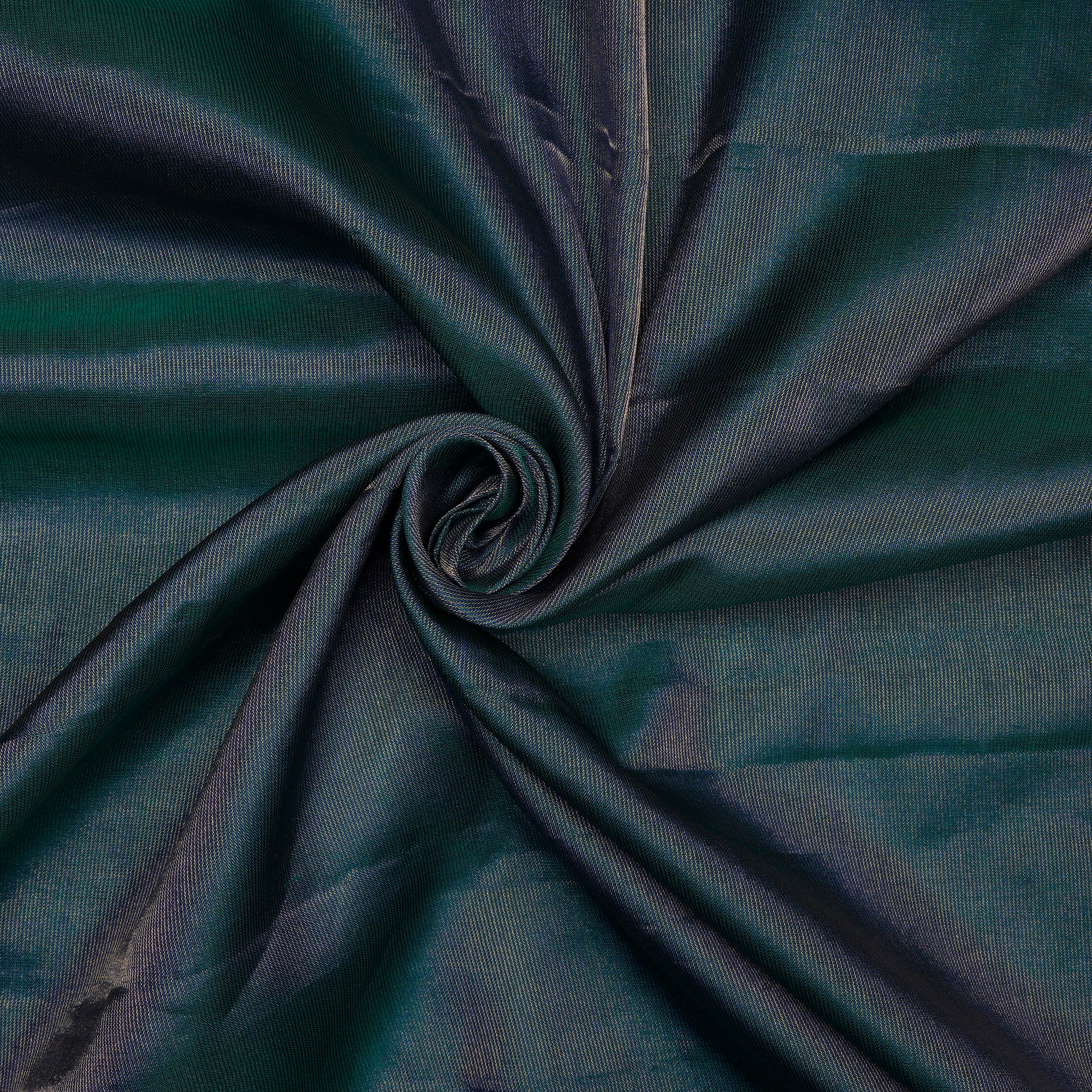 Royal Blue Yarn Dyed Zari Pin Striped Pattern Fancy Pure Silk Fabric