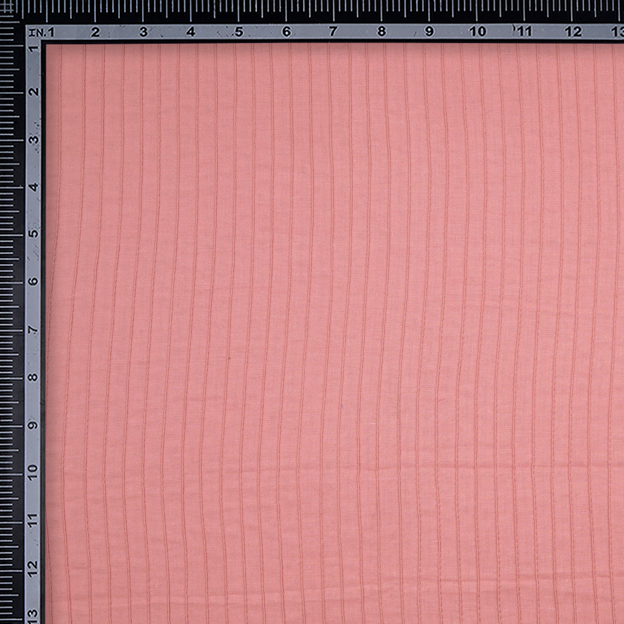 Blush Pink Pintuck Pattern High Twist Cotton Voile Fabric