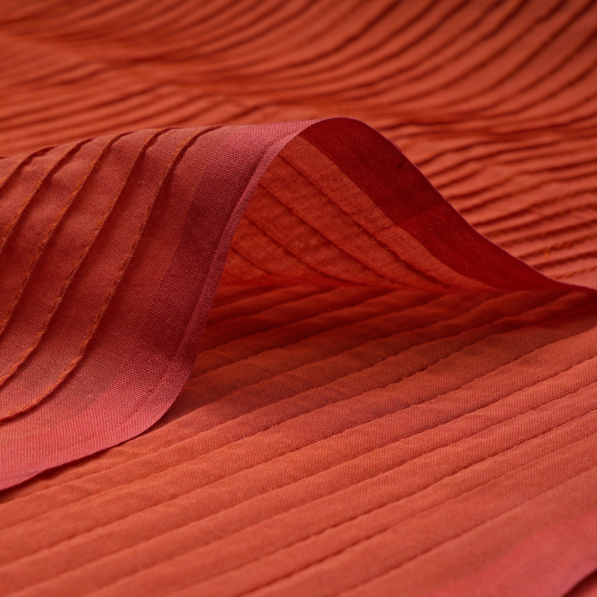 Summer Fig Pintuck Pattern High Twist Cotton Voile Fabric