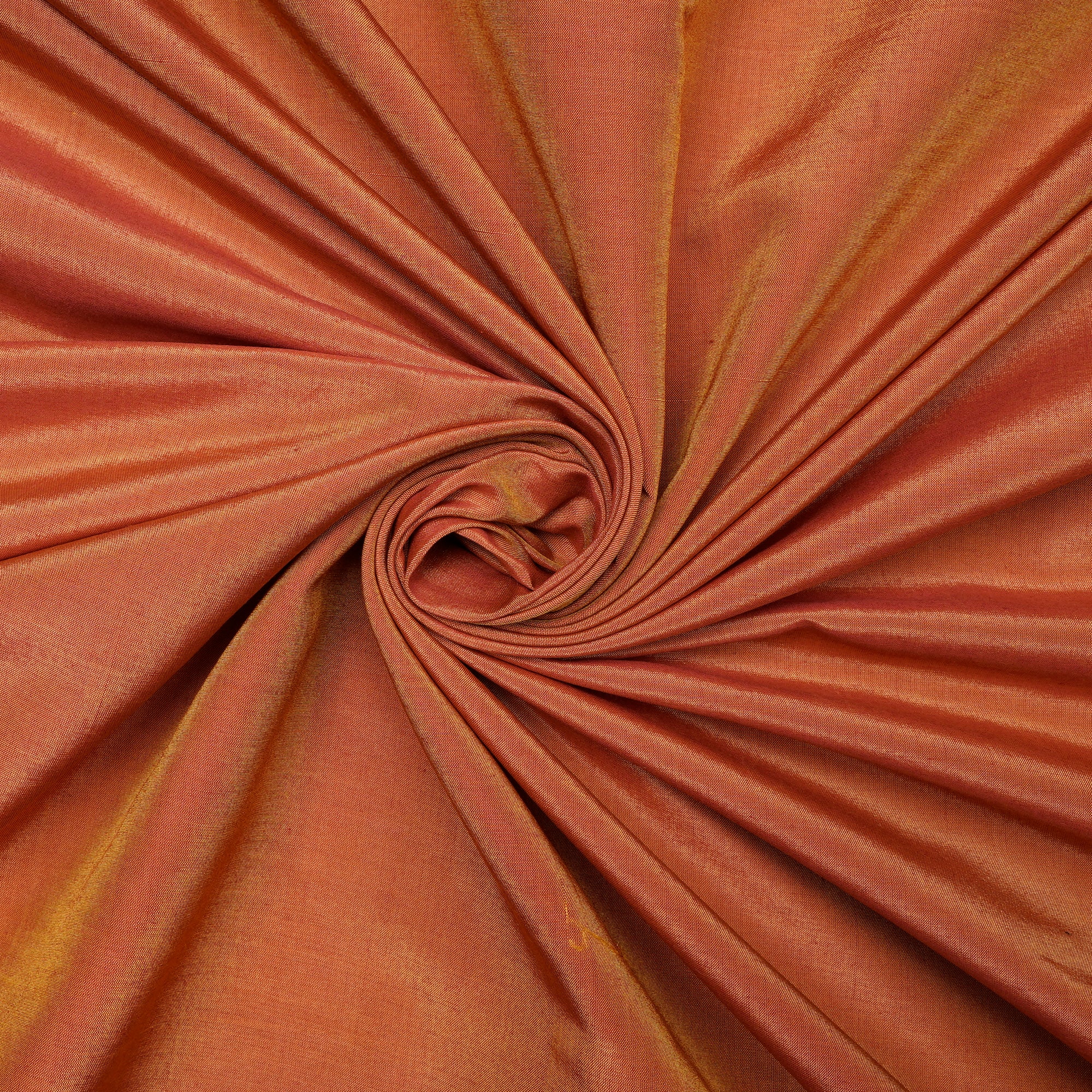 Brown Color Cotton Silk Fabric