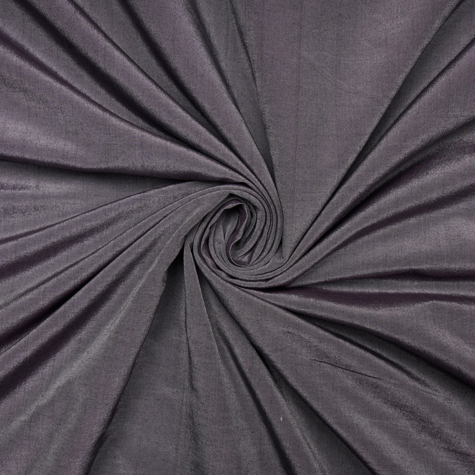 Grey Color Cotton Silk Fabric