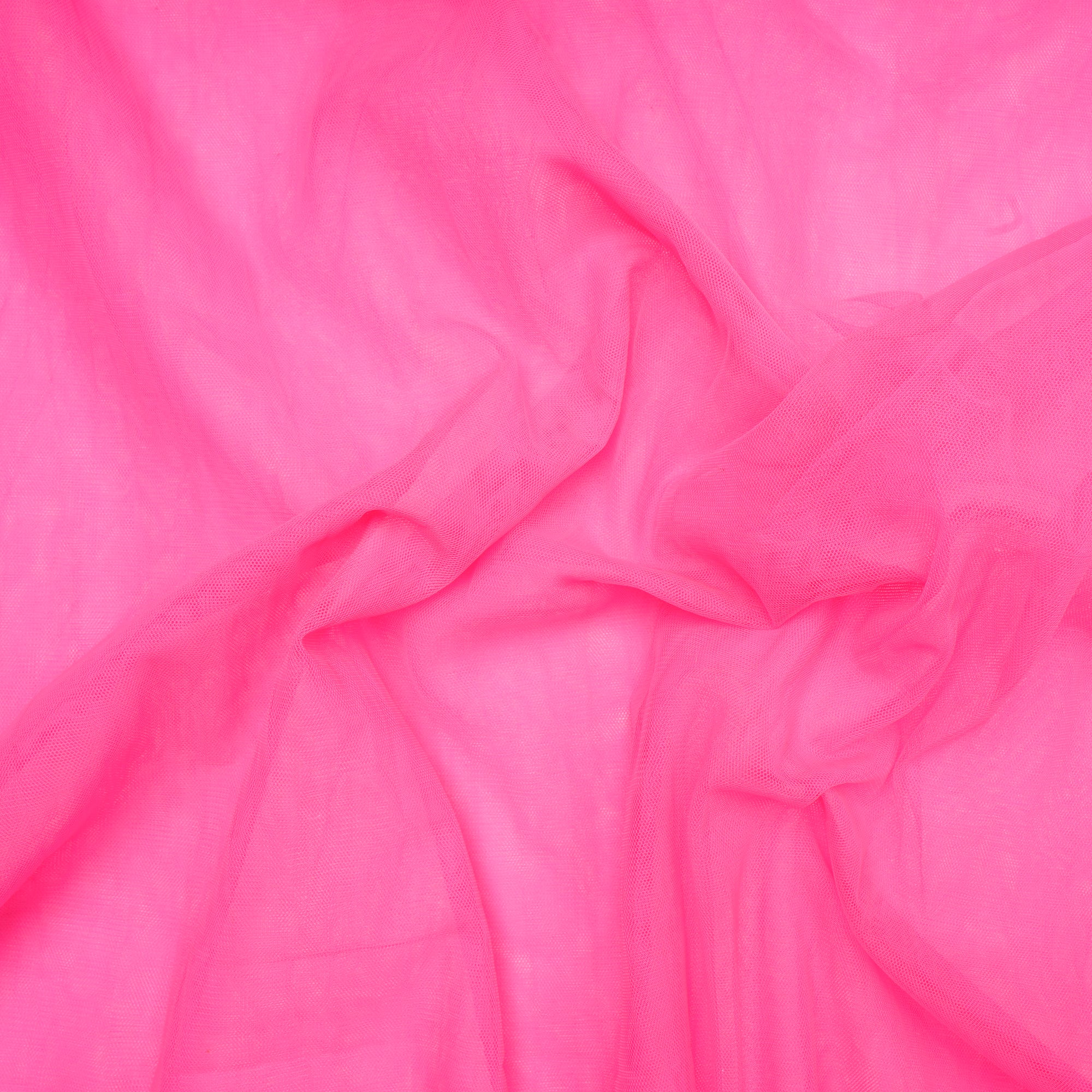 Neon Pink Color Nylon Butterfly Net Fabric