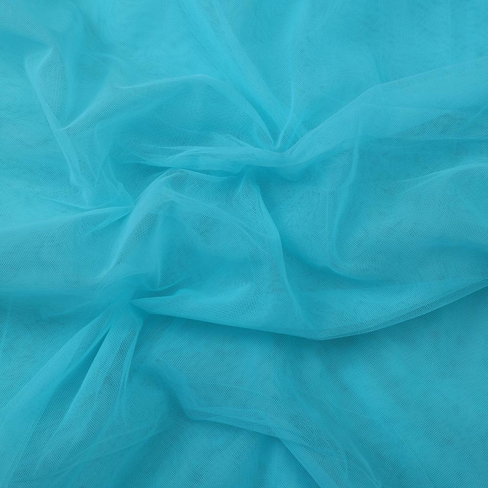 Sky Blue Color Nylon Butterfly Net Fabric