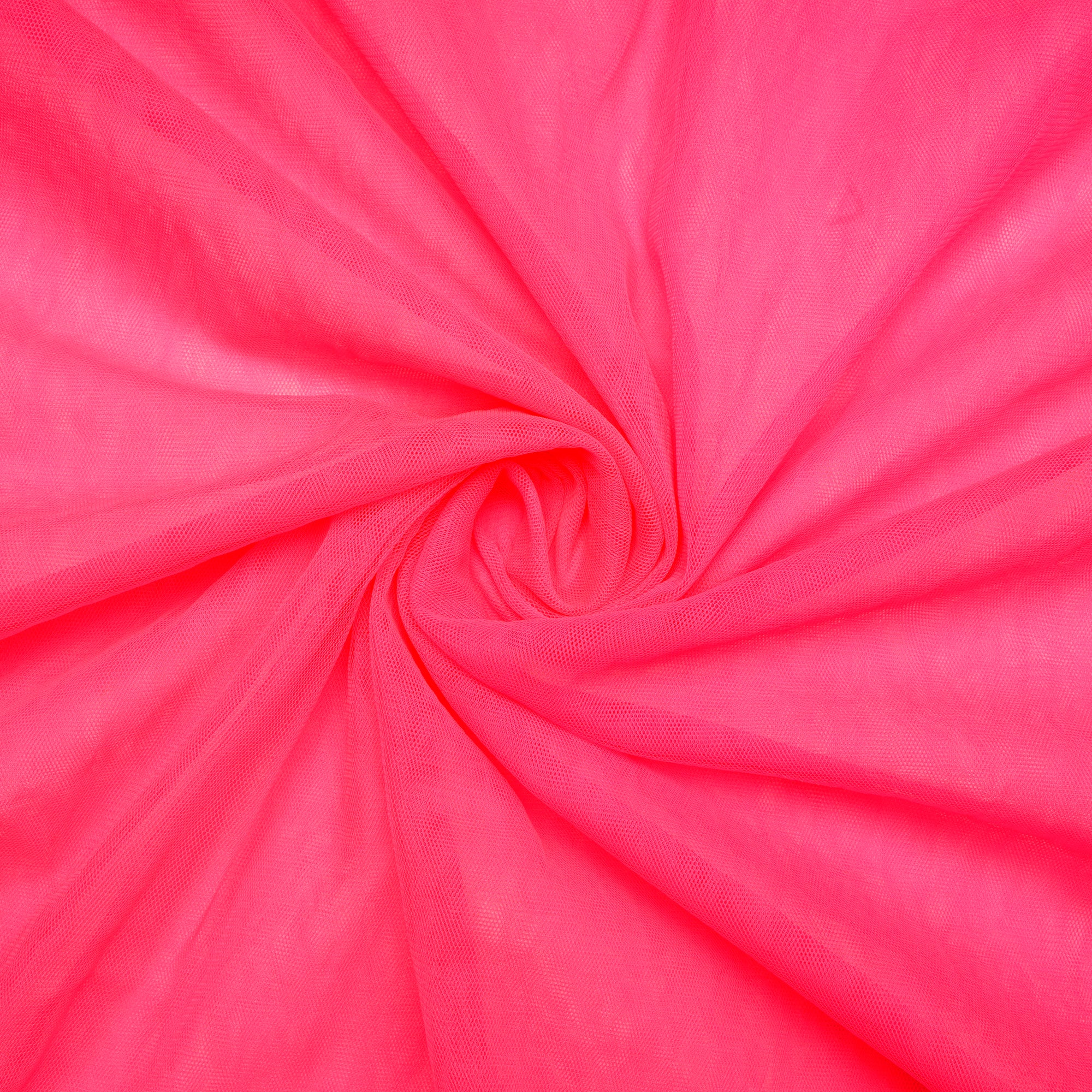 Fluorescent Pink Color Nylon Butterfly Net Fabric