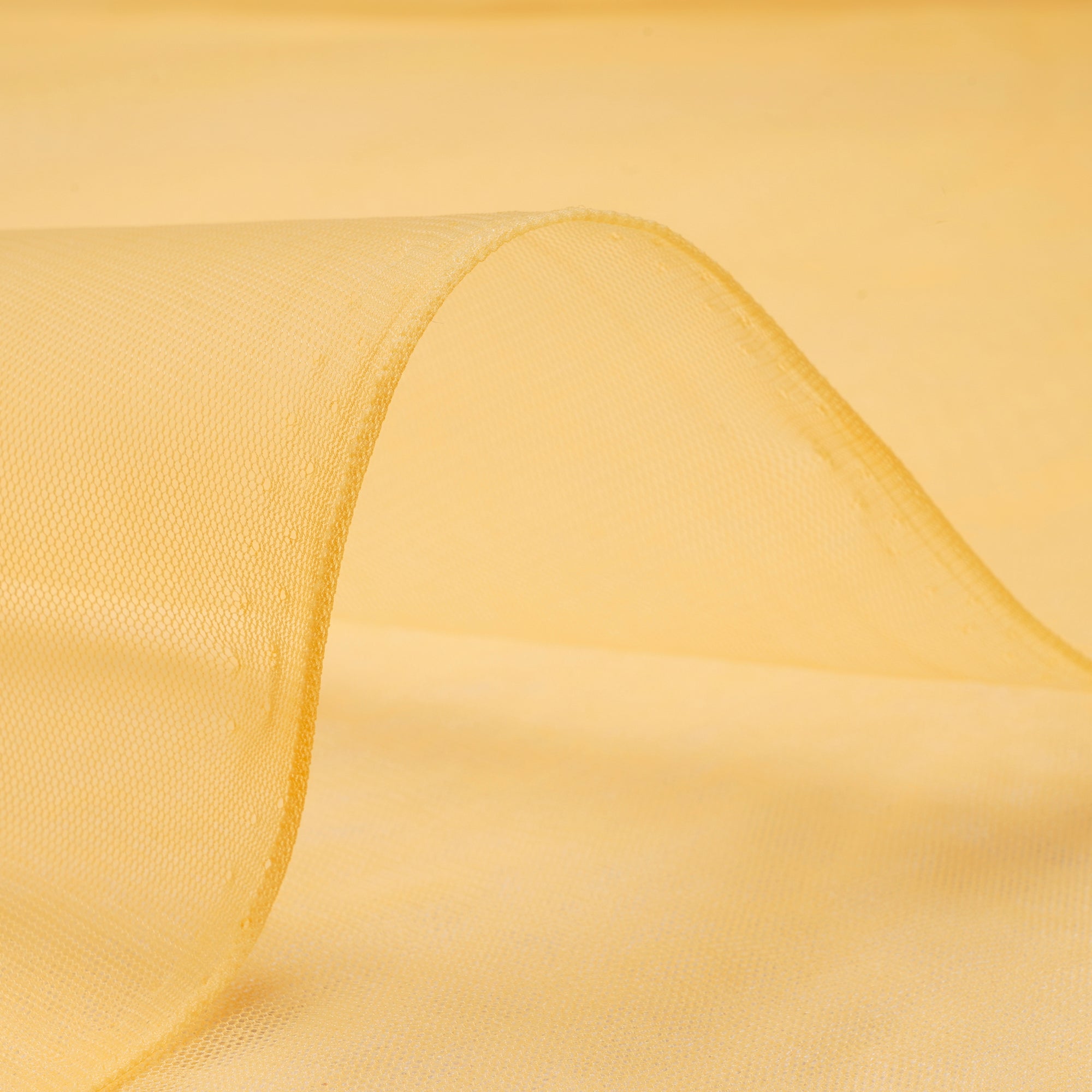 Corn Harvest Yellow Color Nylon Butterfly Net Fabric