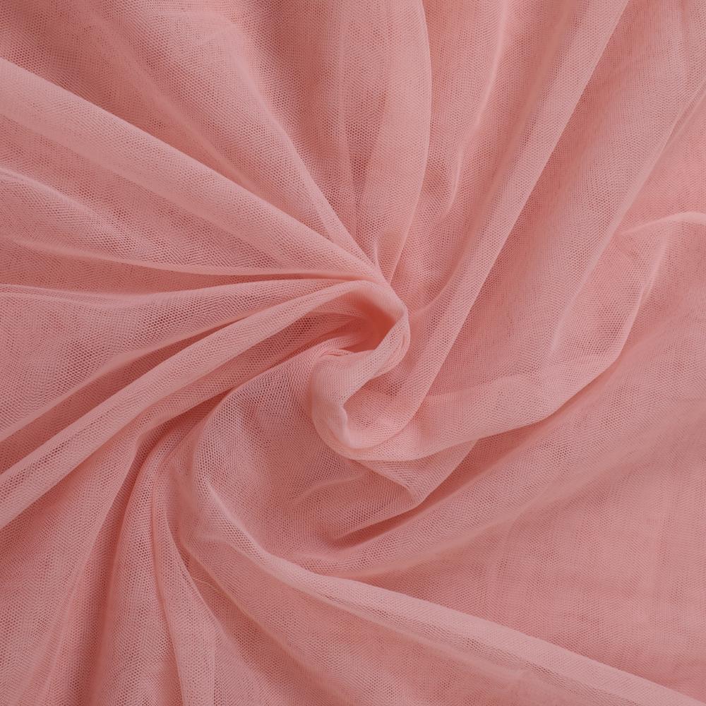 Blush Pink Color Nylon Butterfly Net Fabric