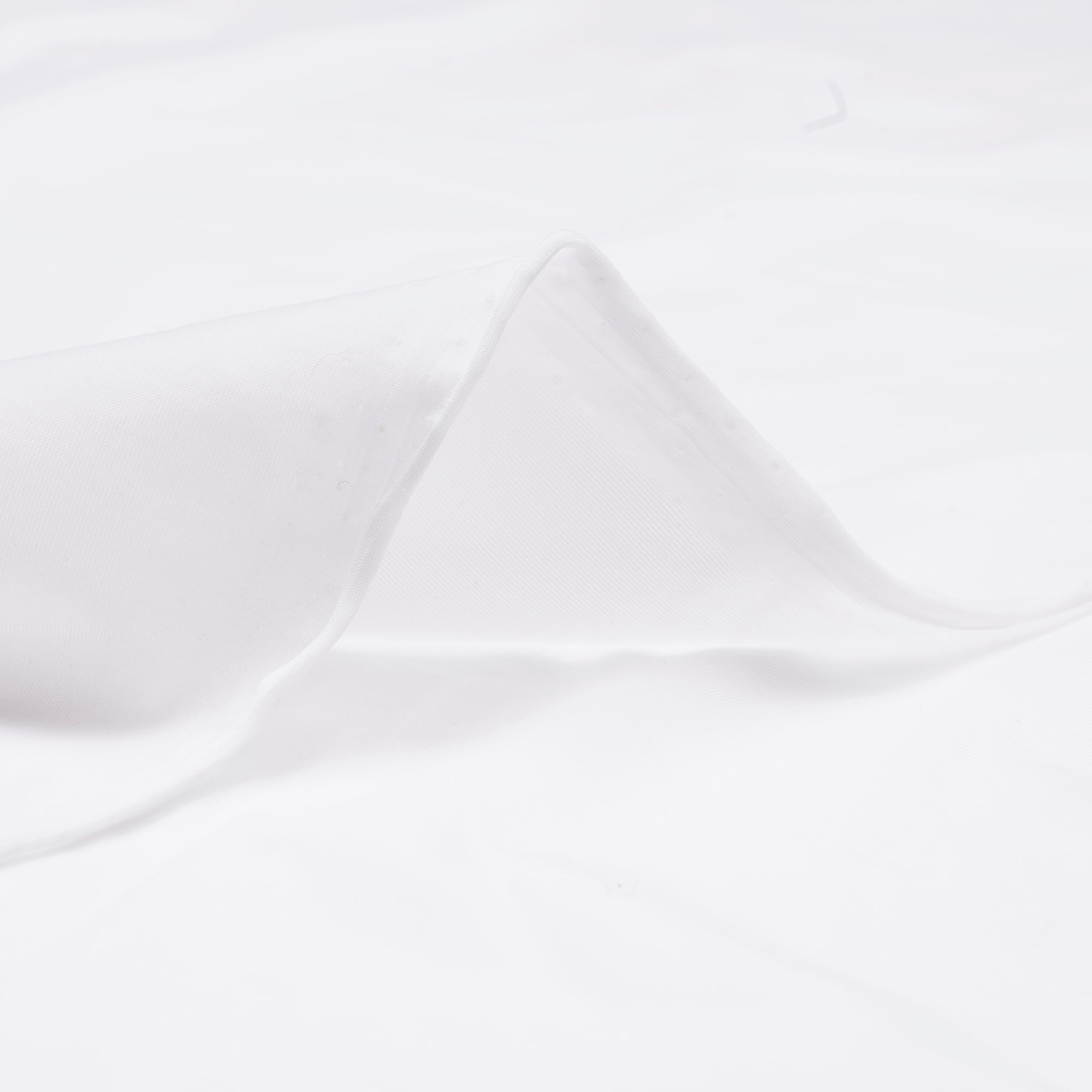 White Color Nylon Net Lycra Satin Dyeable Fabric