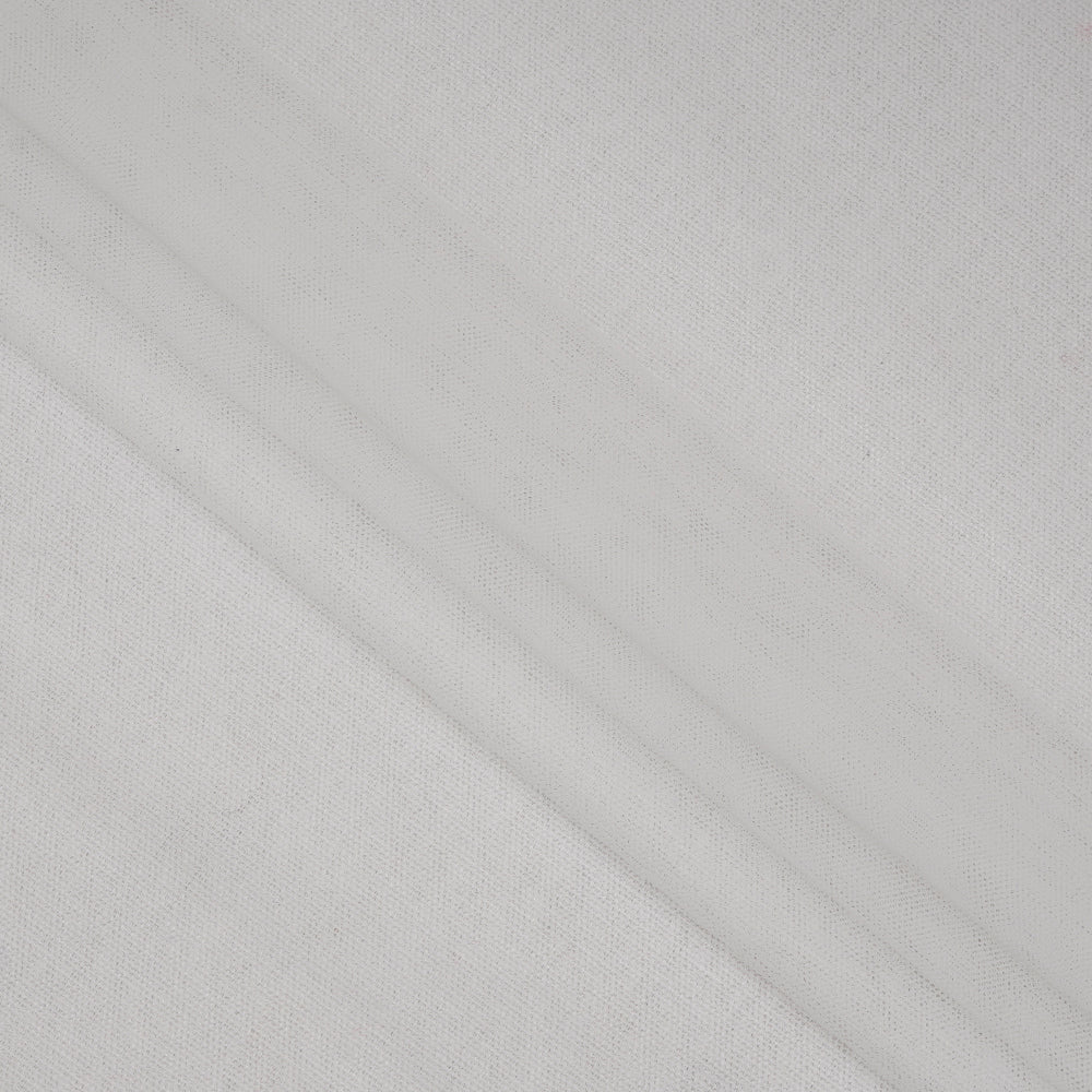 White Color Nylon Net Dyeable Fabric