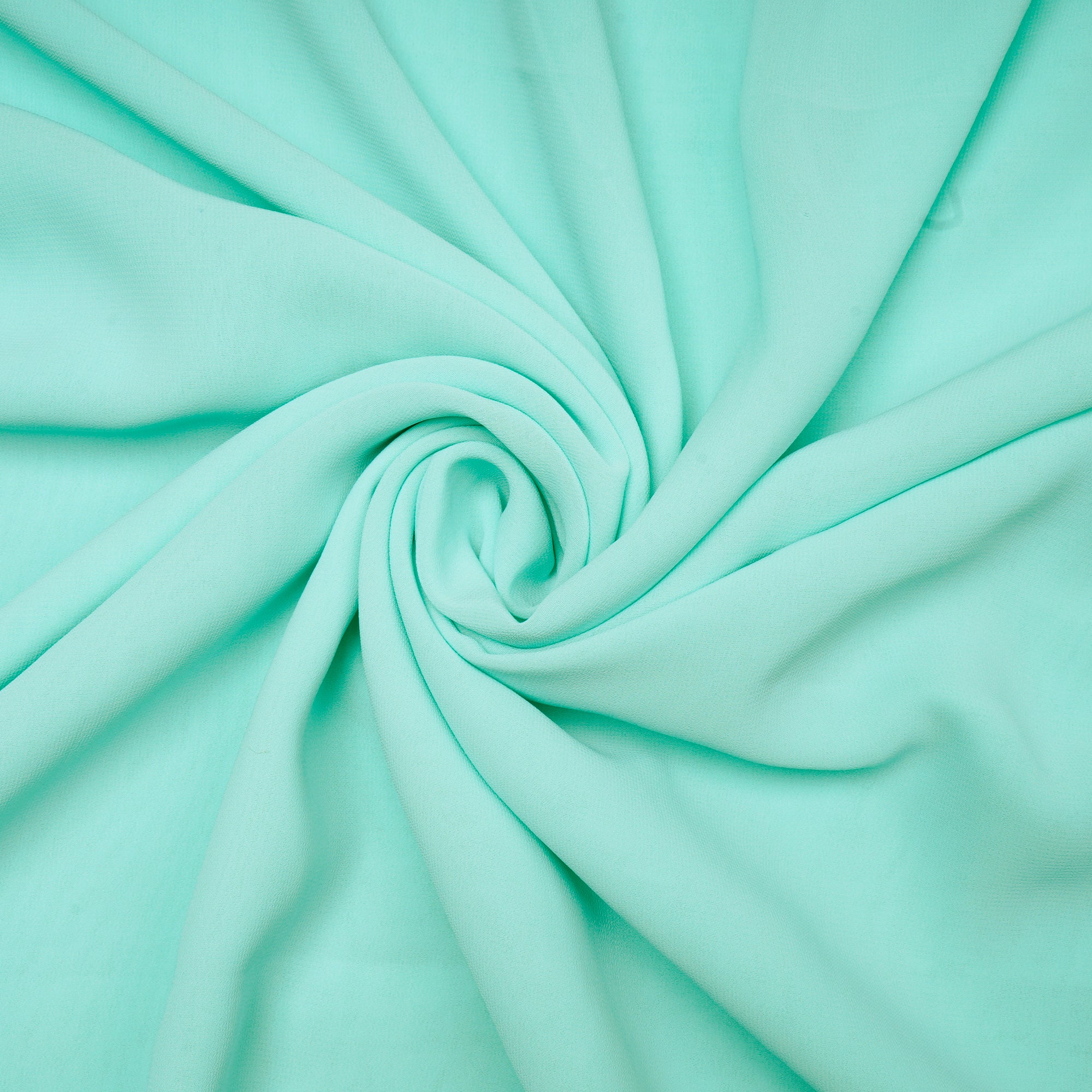 Pale Blue Lily Mill Dyed Plain Georgette Fabric