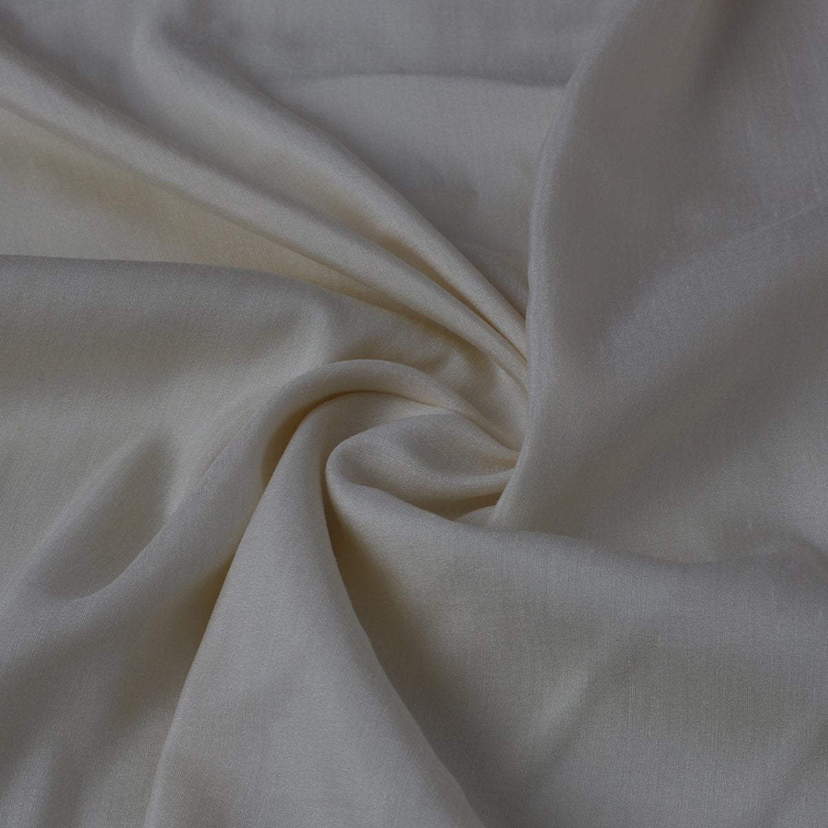Cream Color Muga Georgette Silk Dyeable Fabric