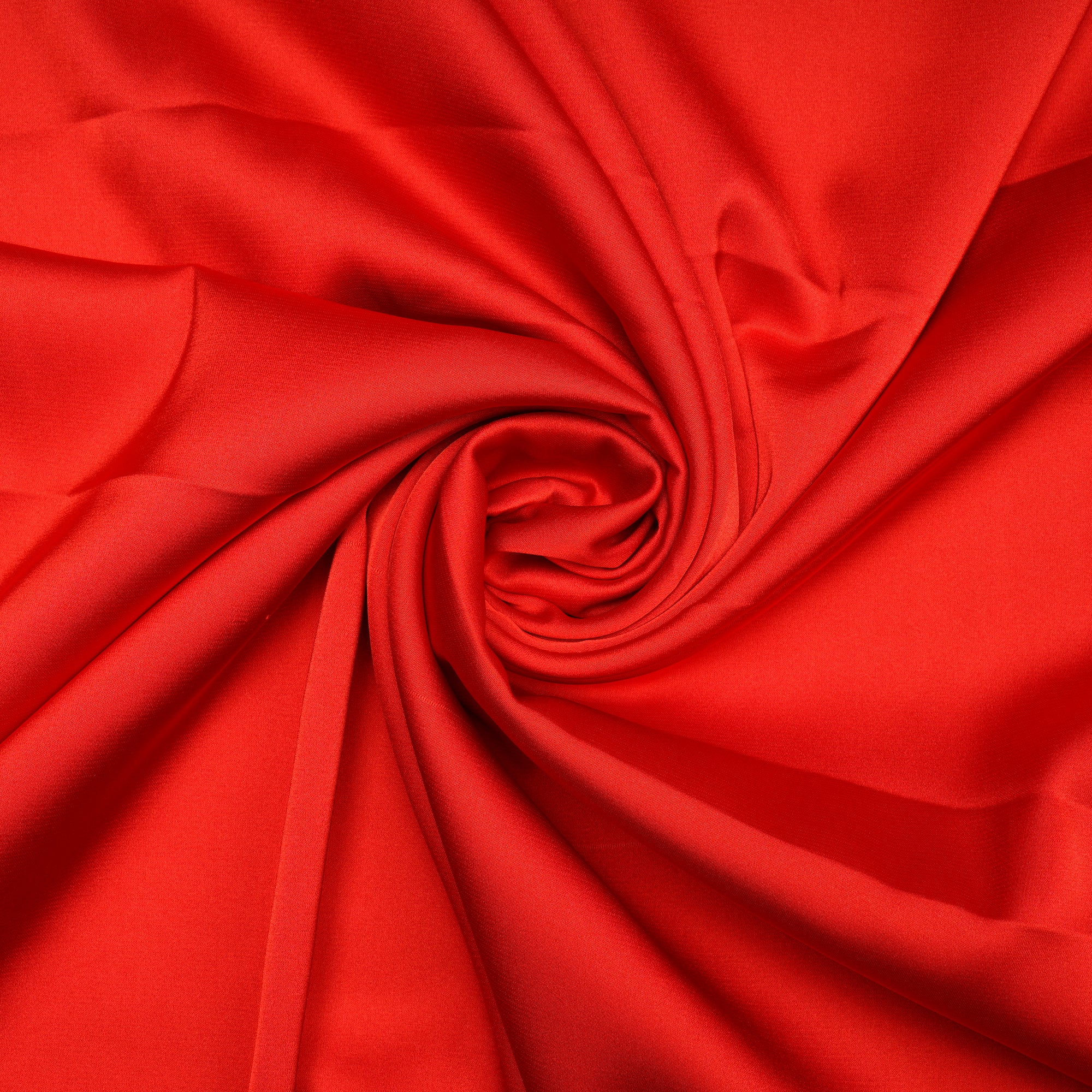 Red Color Satin Lycra Fabric