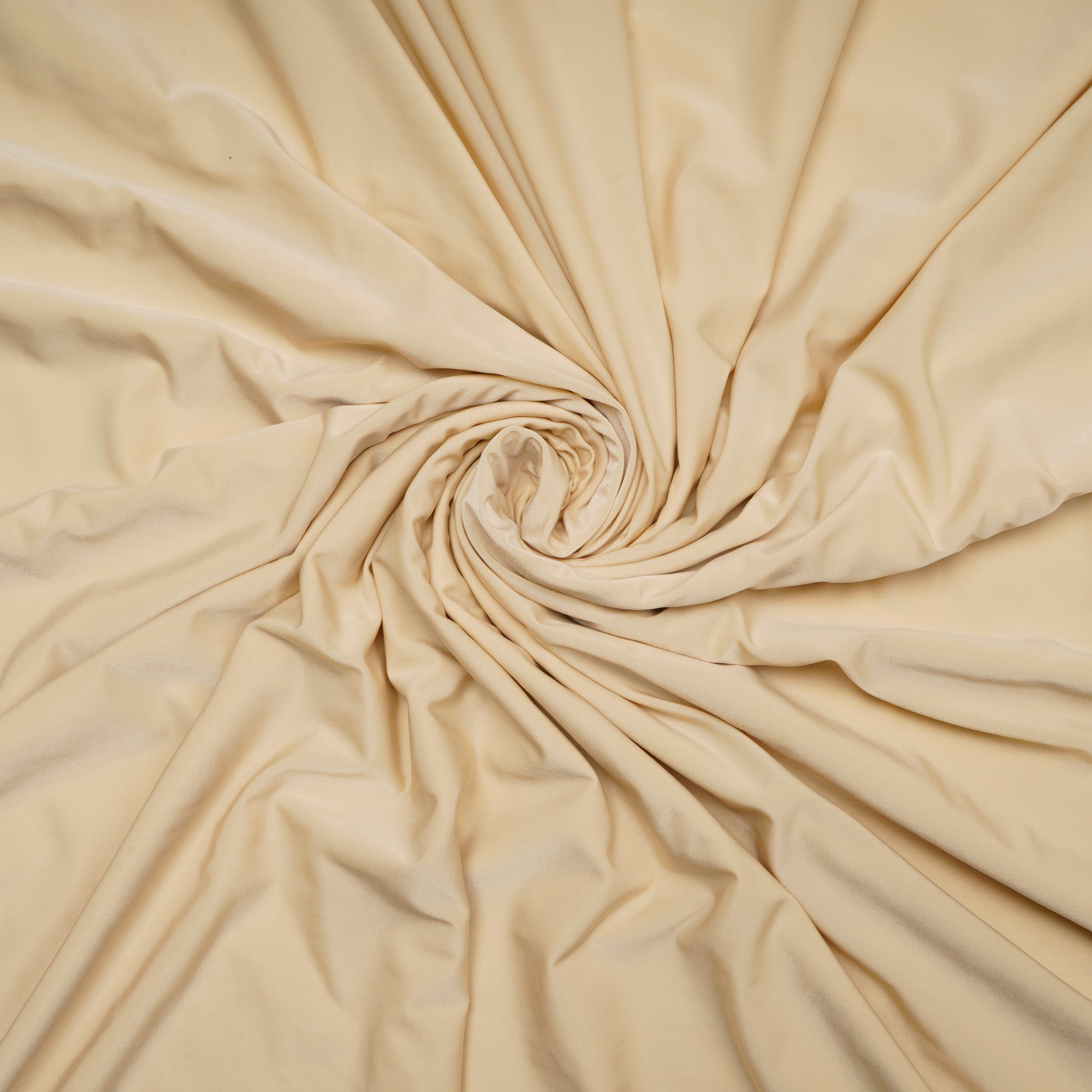 Cream Color Nylon Lycra Fabric