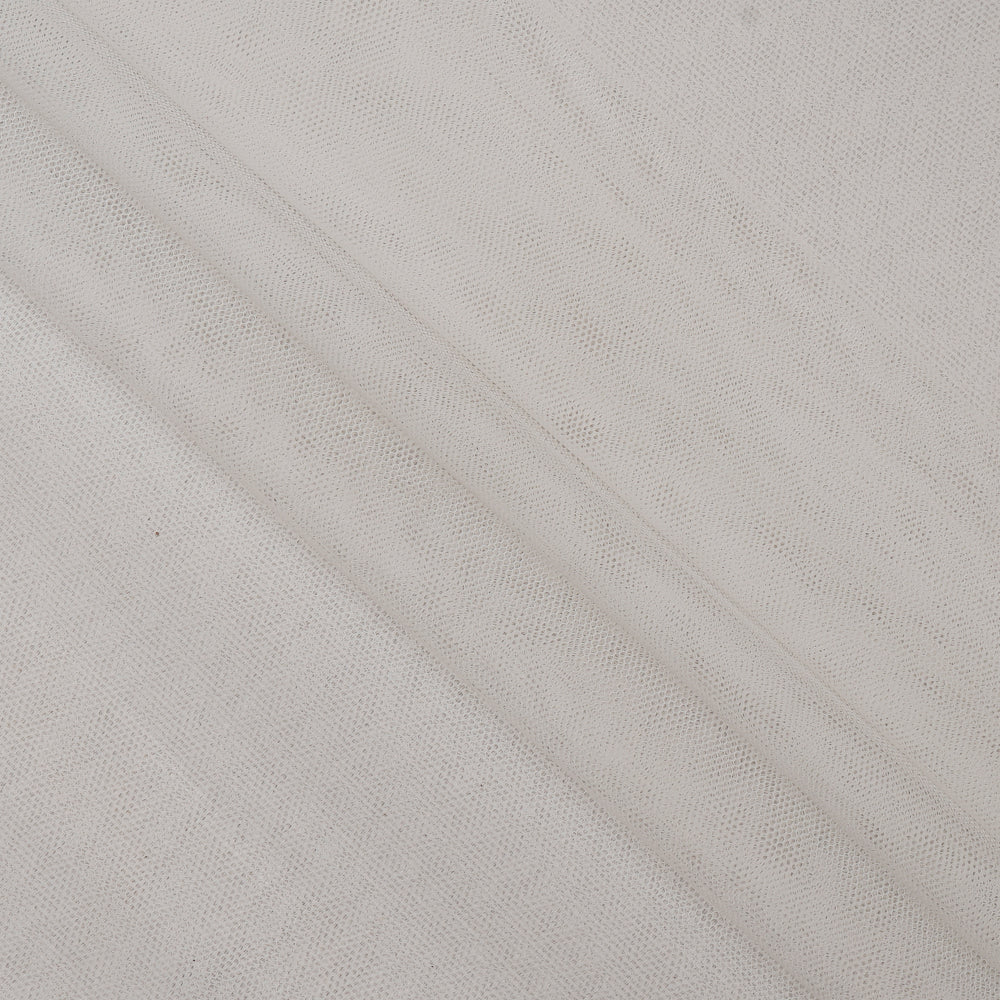 White Color Nylon Net Dyeable Fabric
