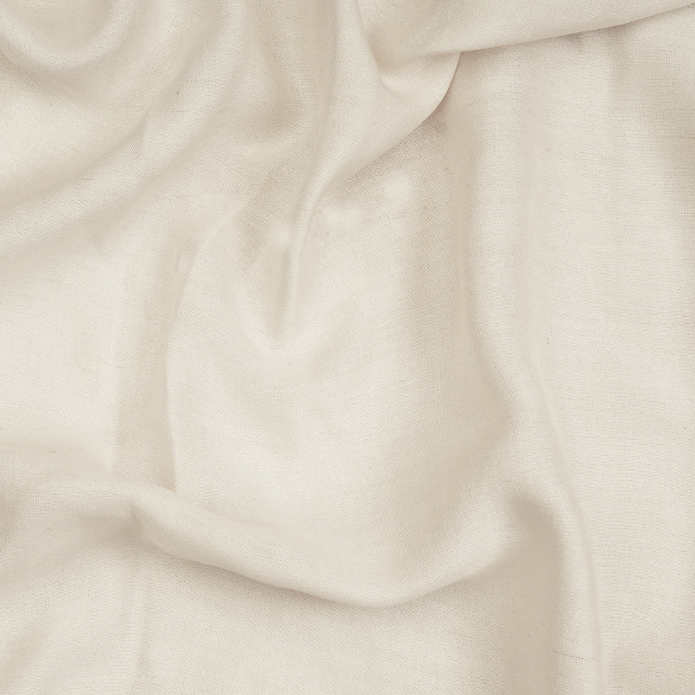 White Color 65 GLM Gajji Silk Dyeable Fabric