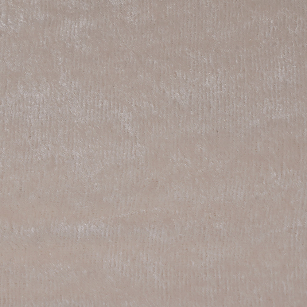 Off-White Color Silk Velvet Dyeable Fabric