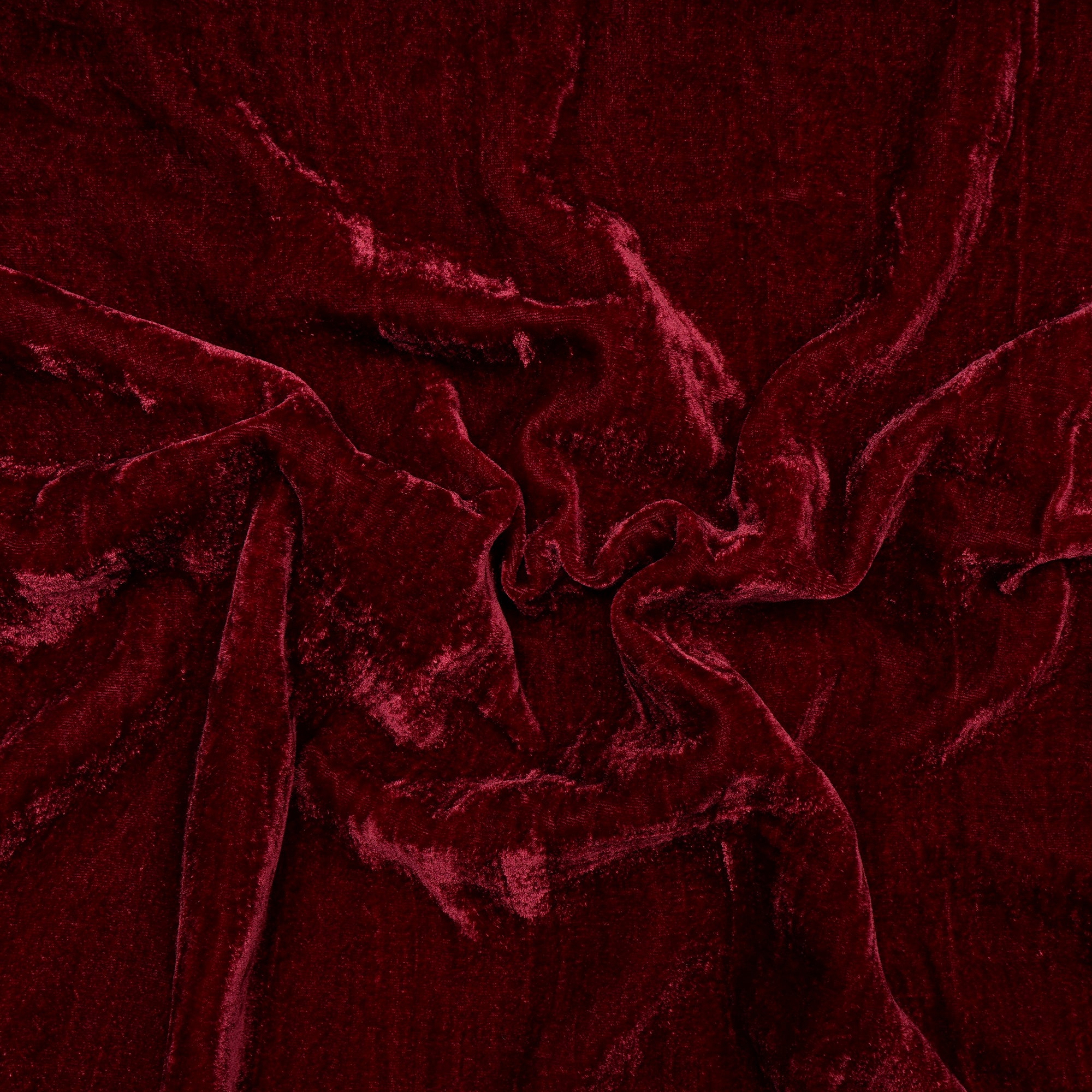 Maroon Piece Dyed Silk Velvet Fabric