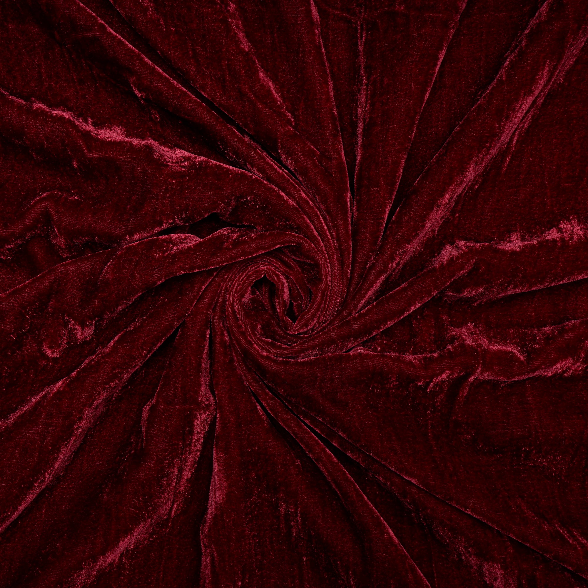 Maroon Piece Dyed Silk Velvet Fabric