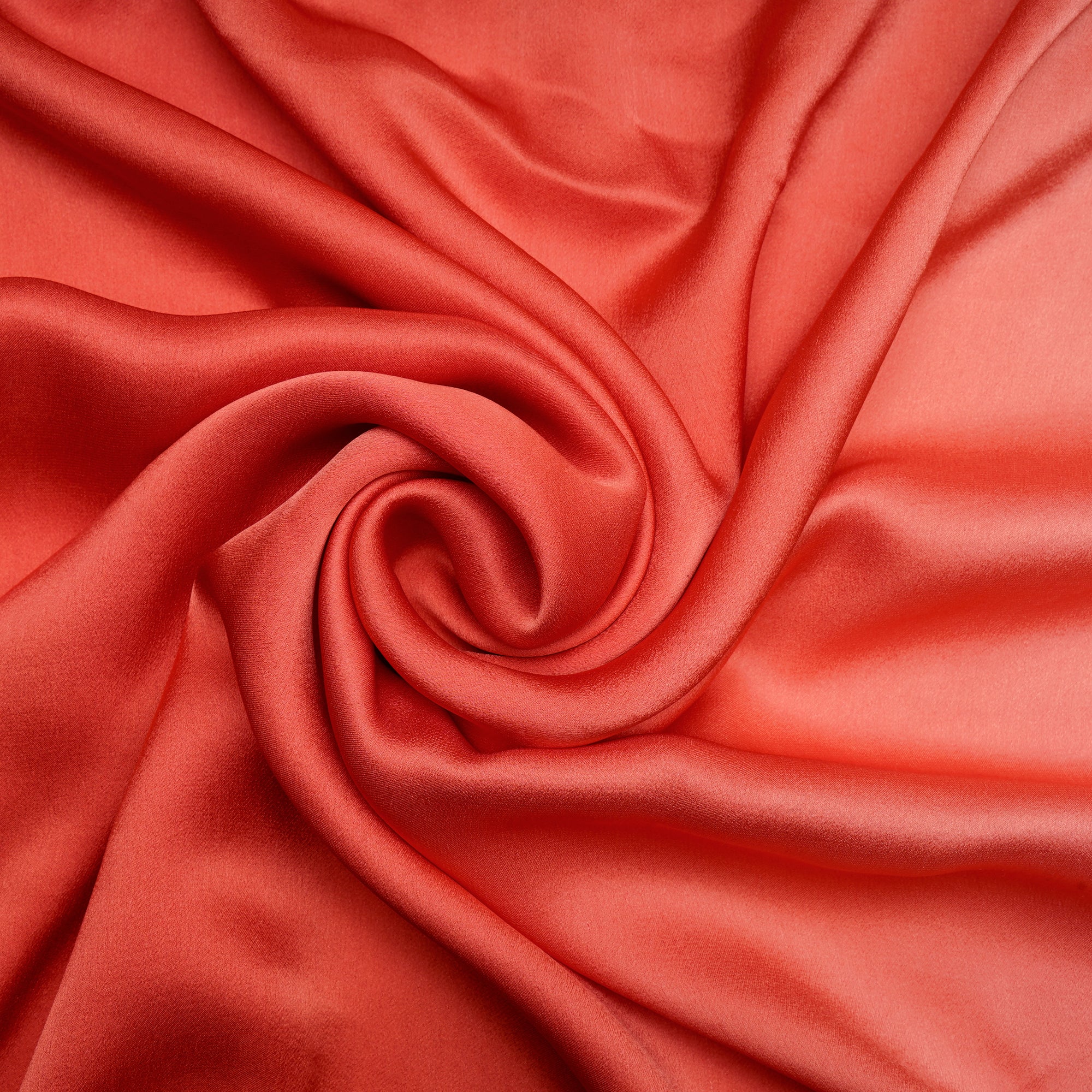 Multi Color Ombre Dyed Georgette Satin Fabric