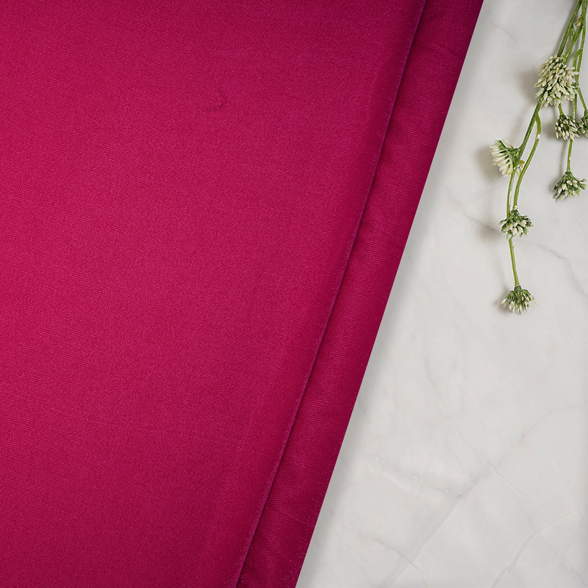Fuchsia Pink Color Micro Velvet Fabric