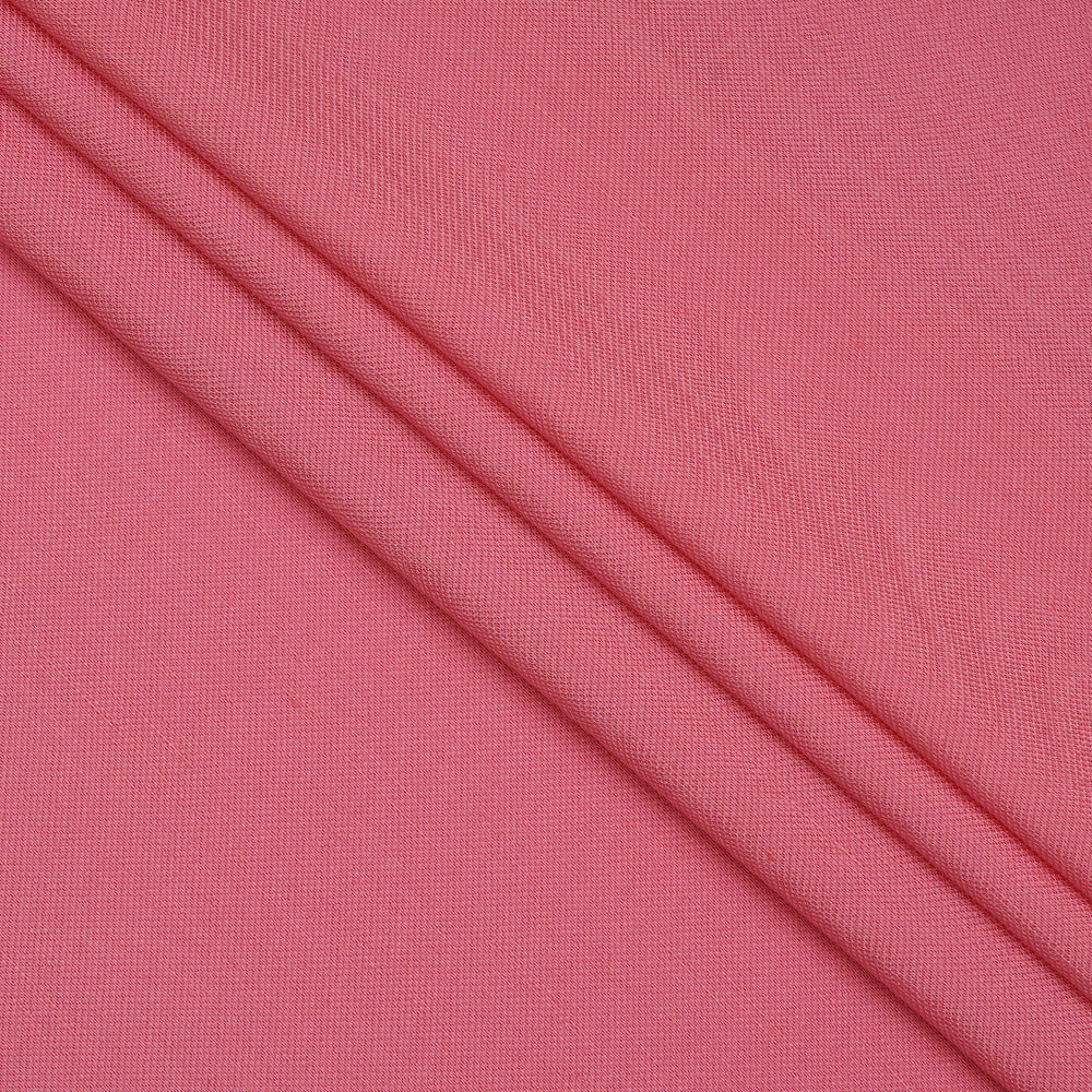 Pink Color Viscose Linen Fabric