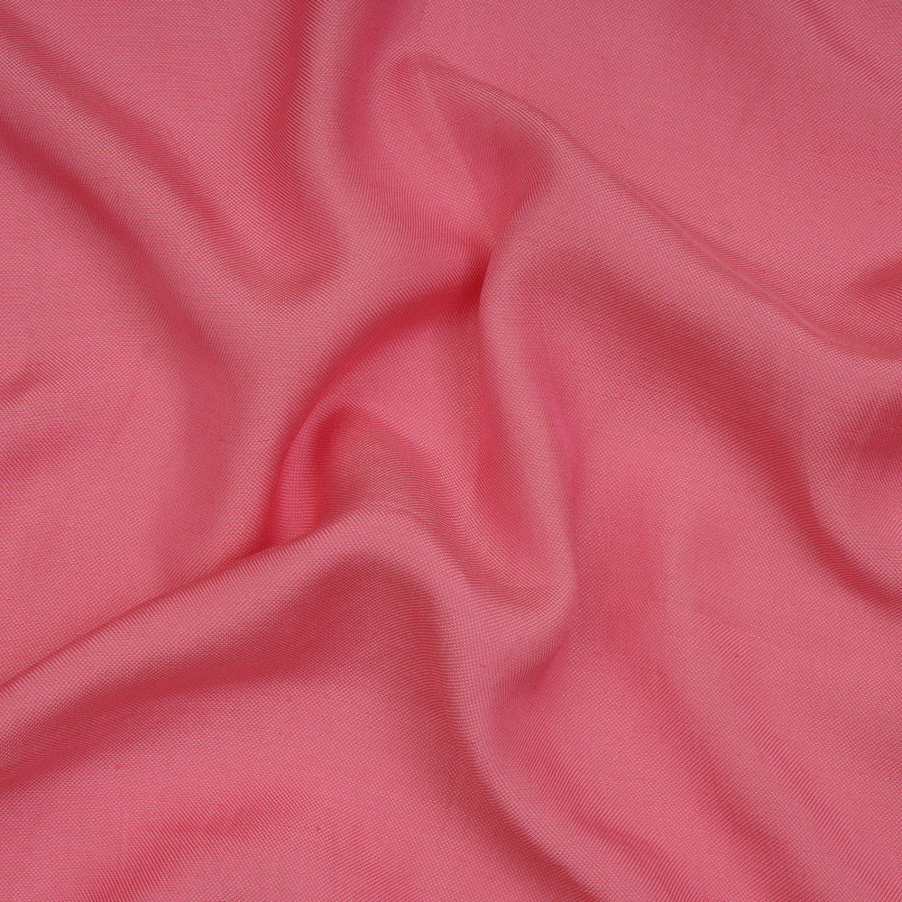 Pink Color Viscose Linen Fabric