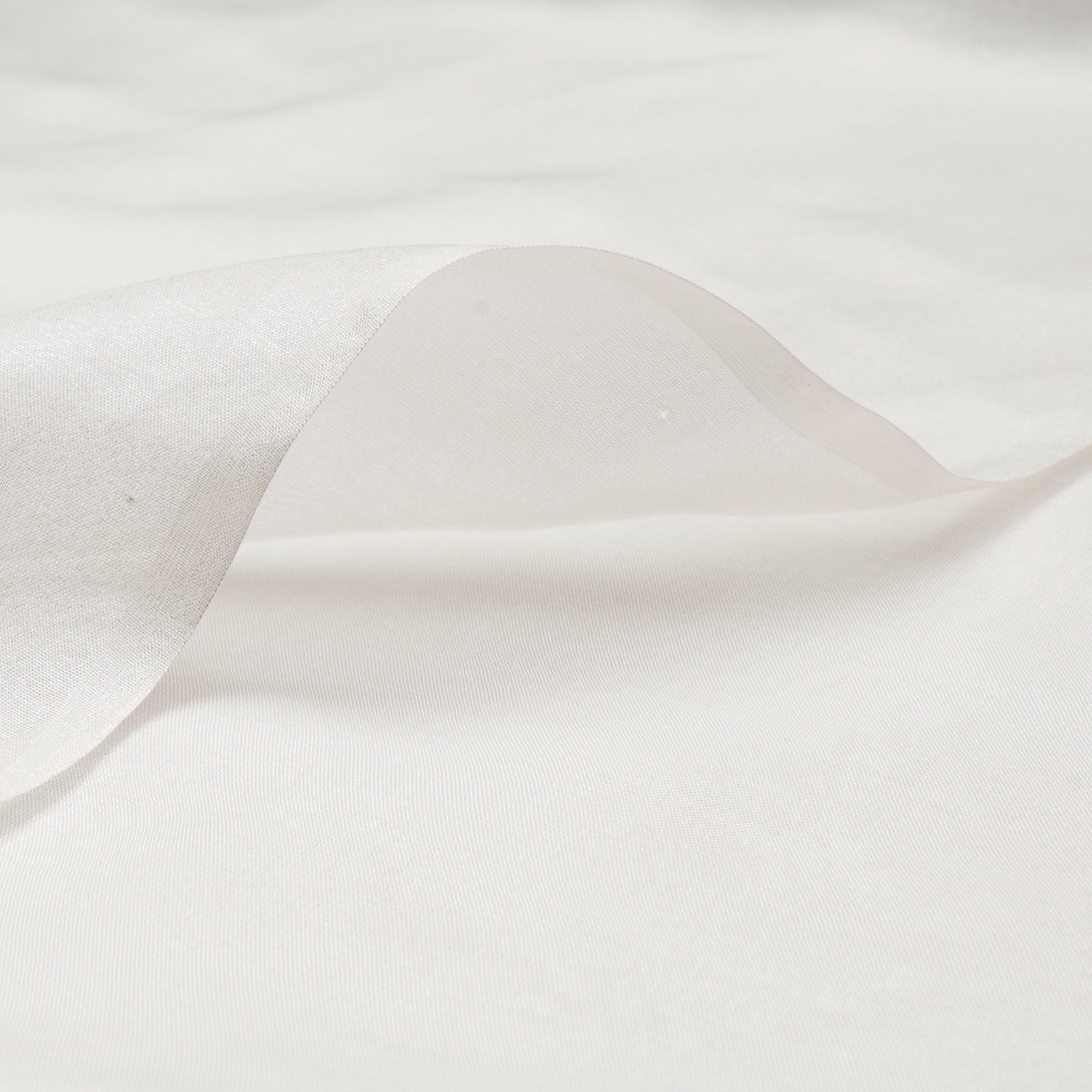 Light Grey Color Flat Chiffon Foil Fabric