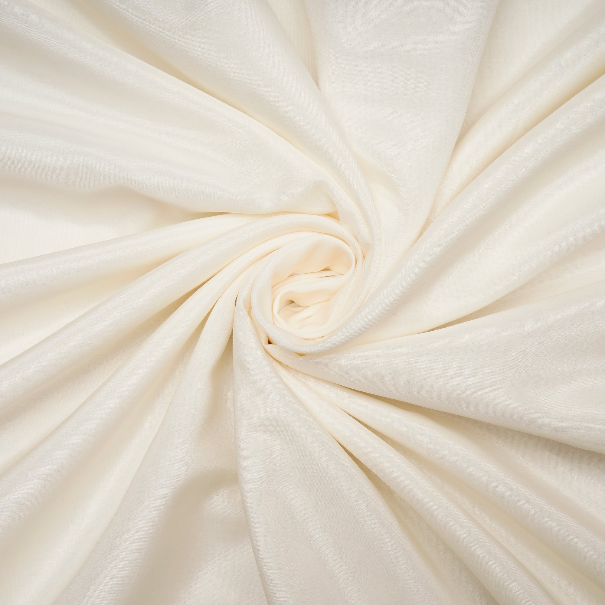 Off White Color Cotton Silk Dyeable Fabric