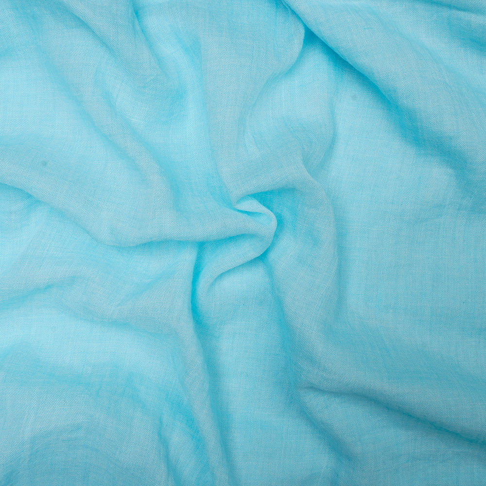 Light Blue Color Cheese Cotton Fabric