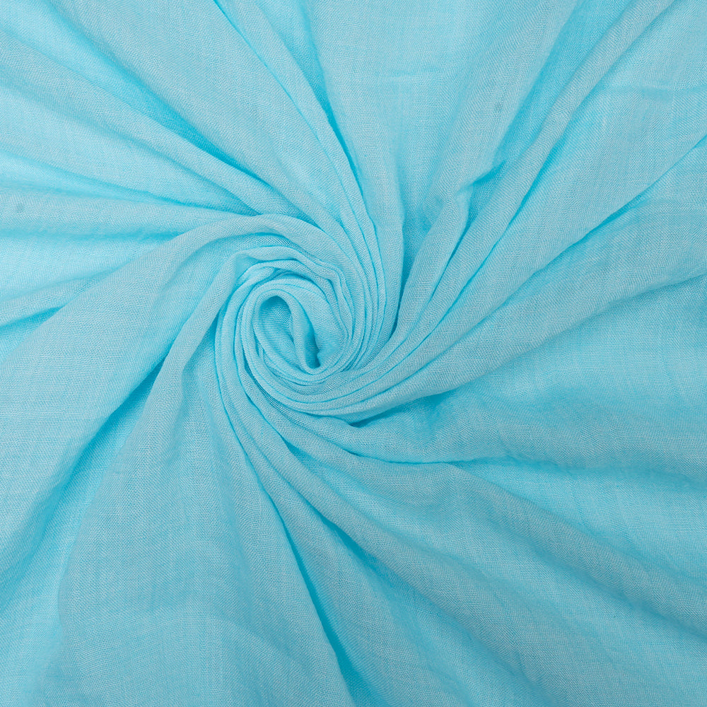 Light Blue Color Cheese Cotton Fabric