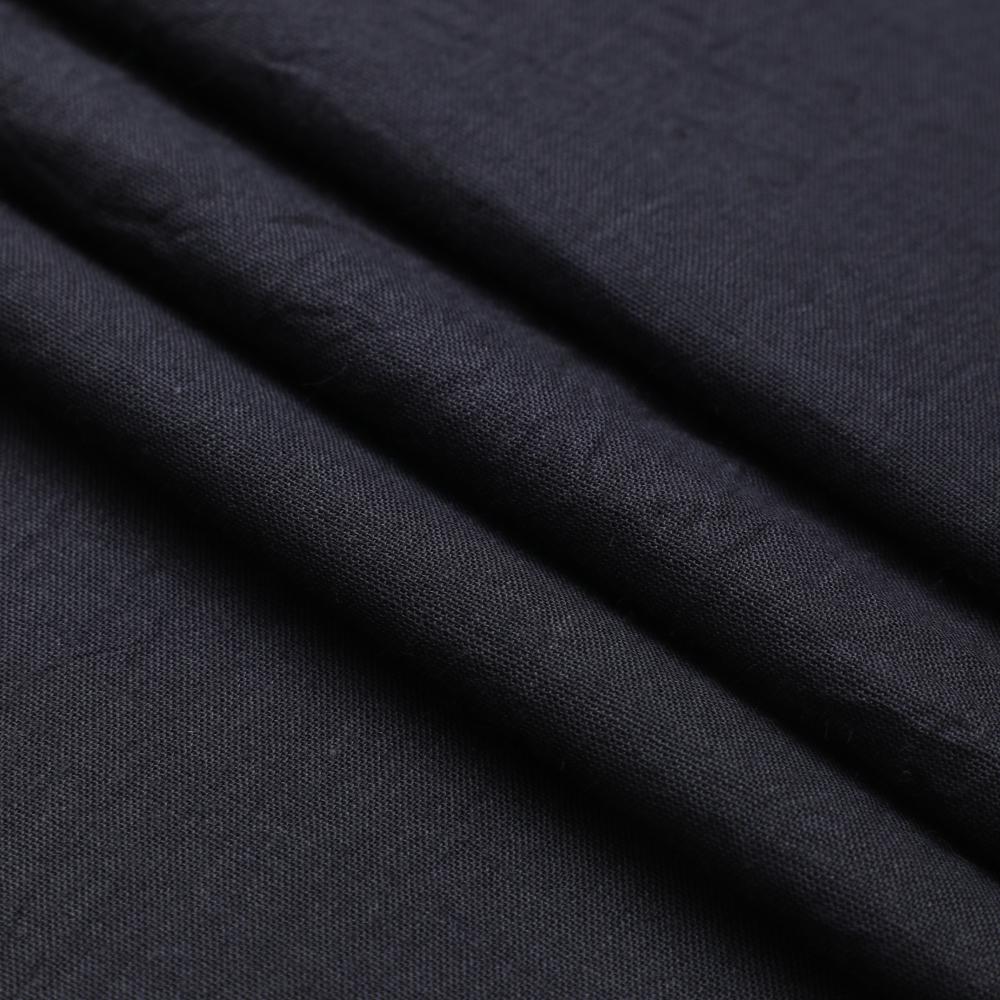 Black Color Cheese Cotton Fabric