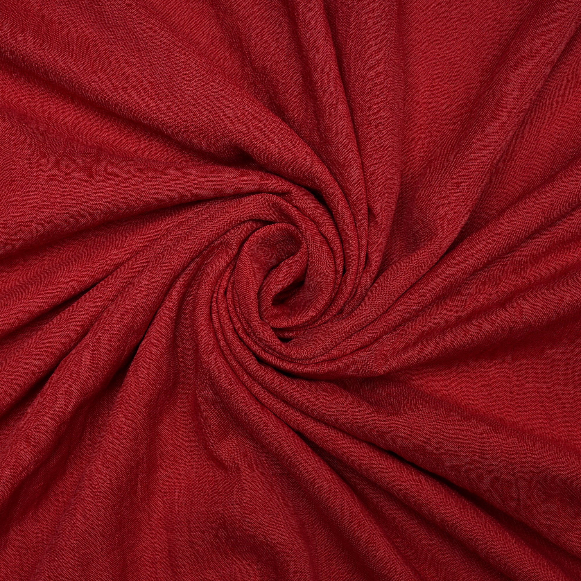 Red Color Cheese Cotton Fabric