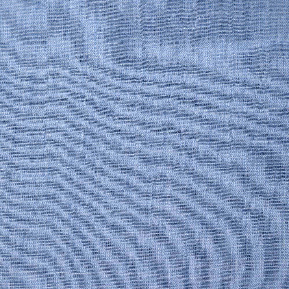 Cornflower Blue Color Cheese Cotton Fabric