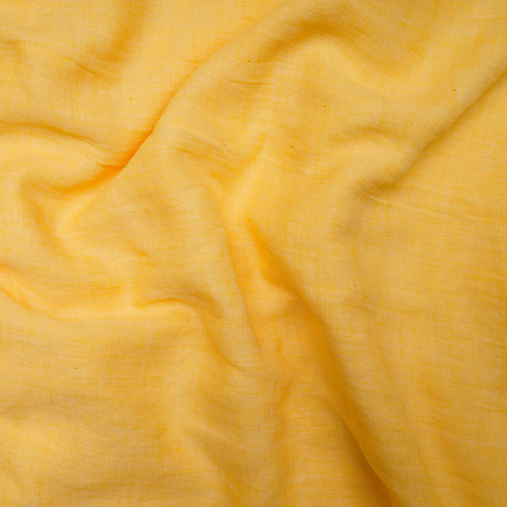 Yellow Color Cheese Cotton Fabric