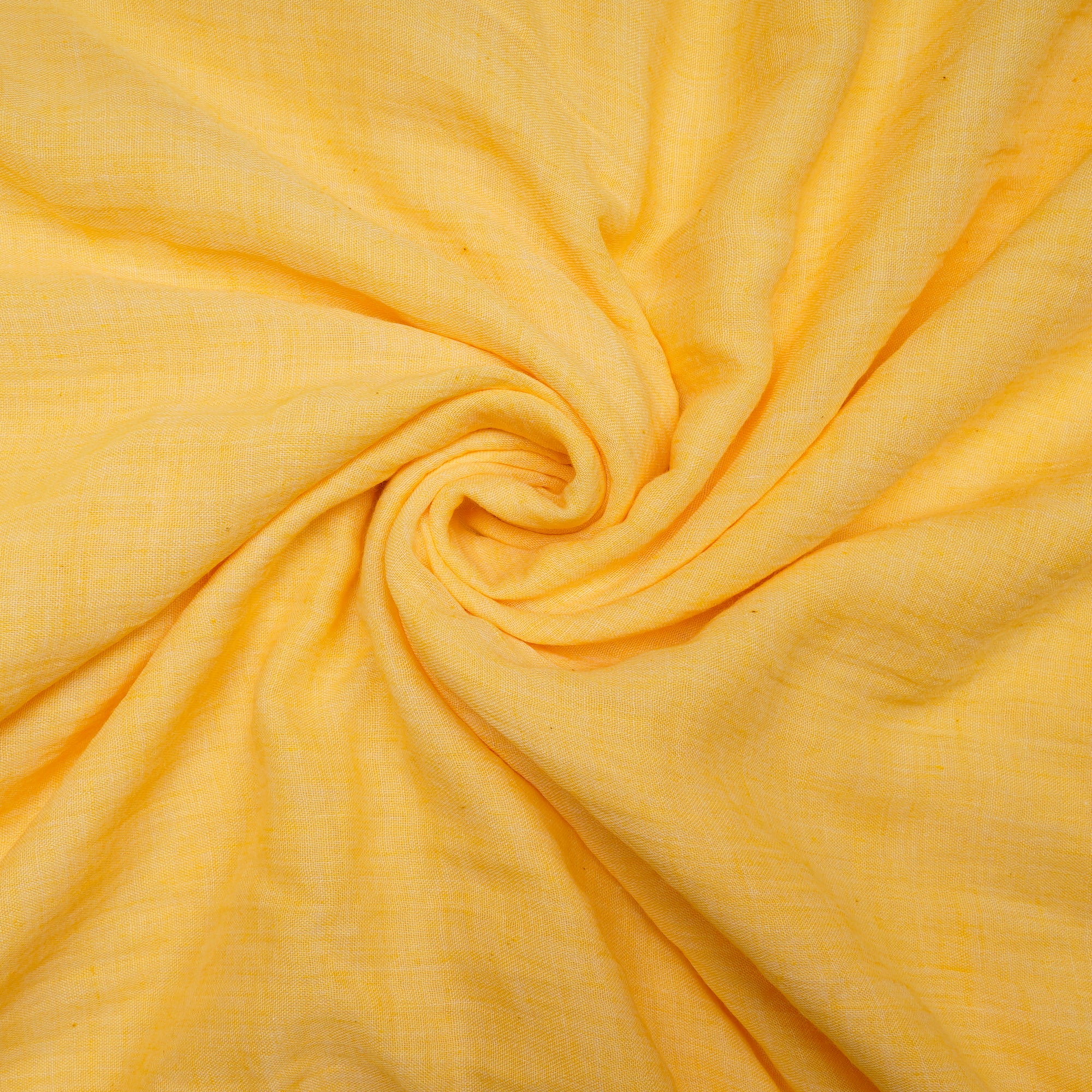 Yellow Color Cheese Cotton Fabric