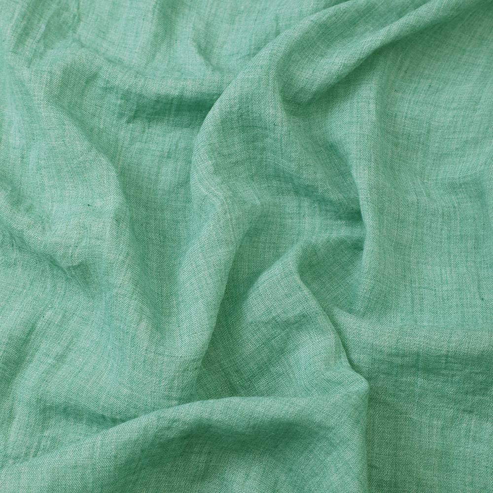Peapod Green Color Cheese Cotton Fabric
