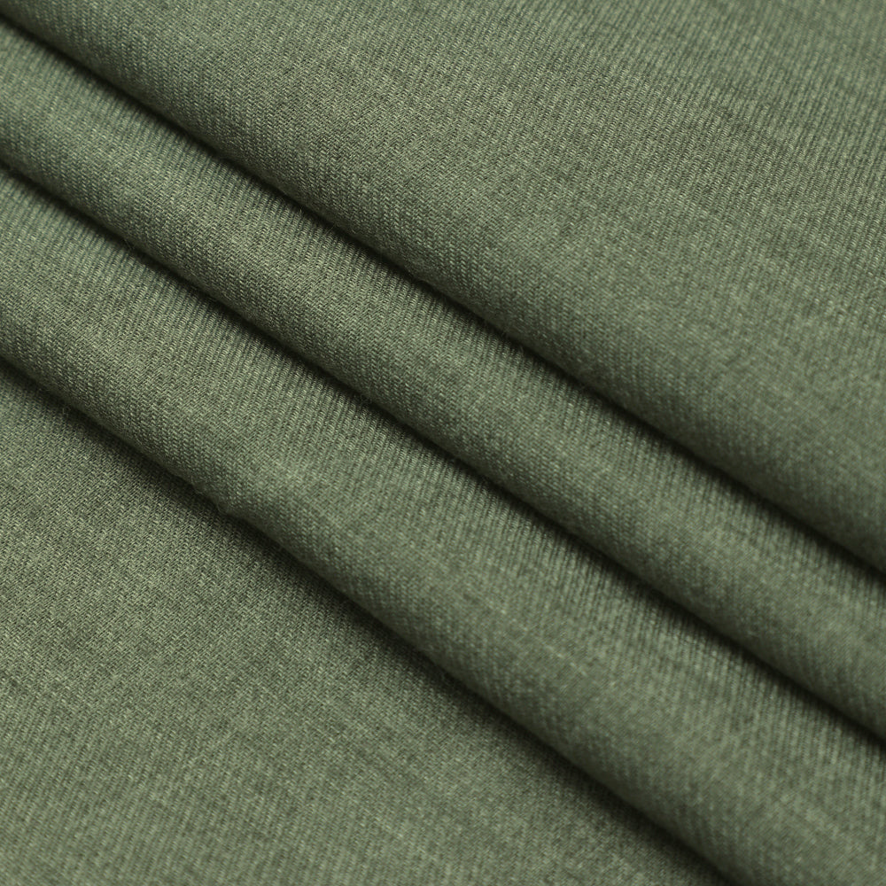 Crocodile Green Color Poly Cotton Fabric