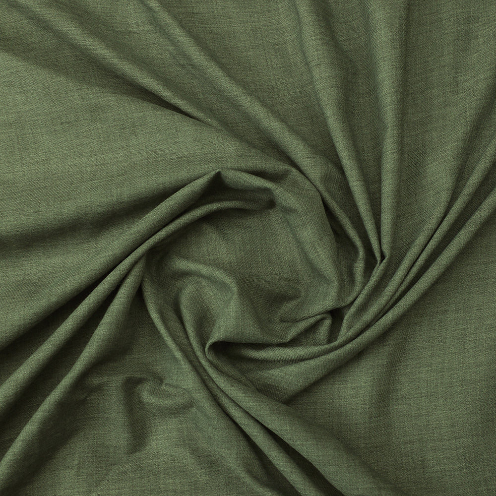 Crocodile Green Color Poly Cotton Fabric