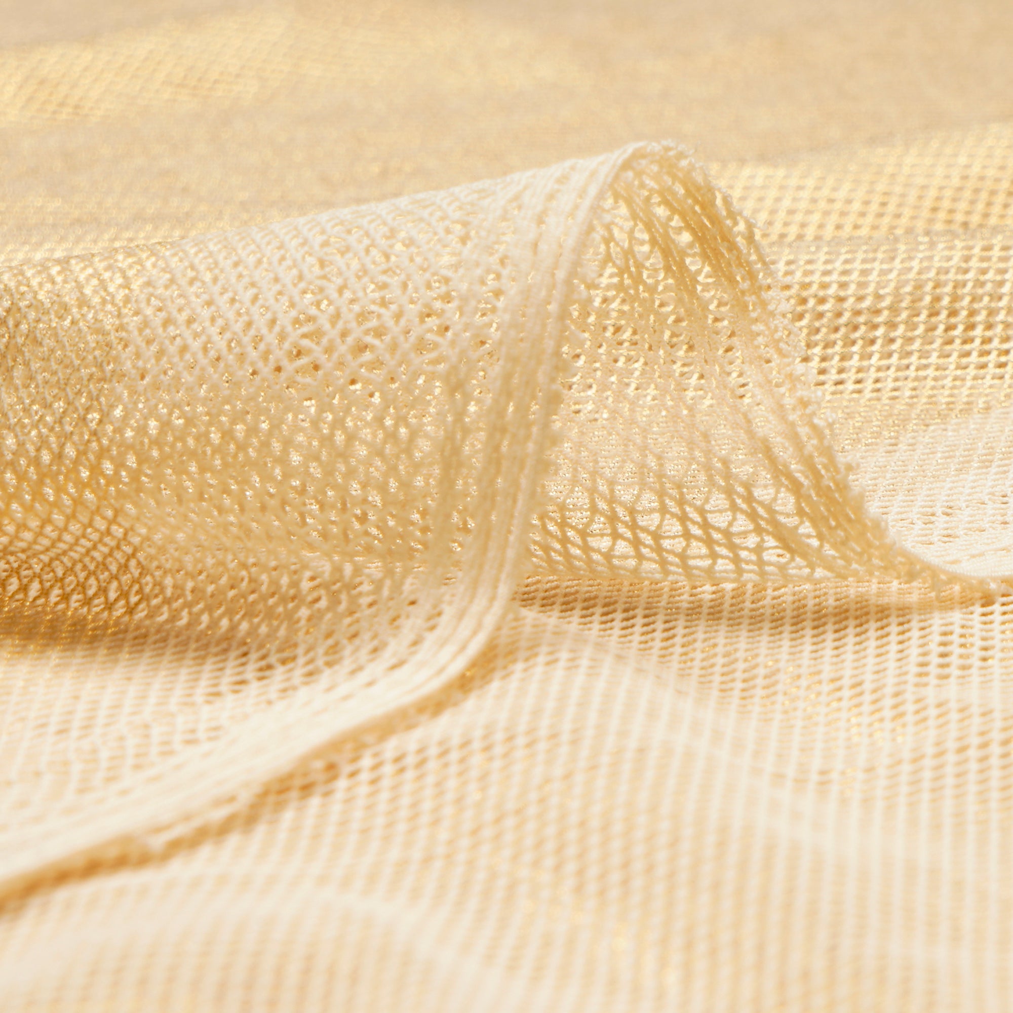 Buy Golden Color Fancy Nylon Net Fabric 66340/1