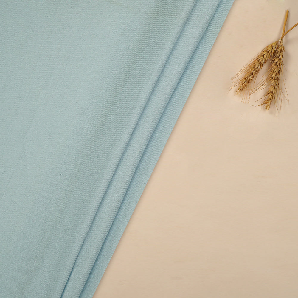 Buy Light Blue Color Linen Modal Twill Fabric 66357/1 | FFAB
