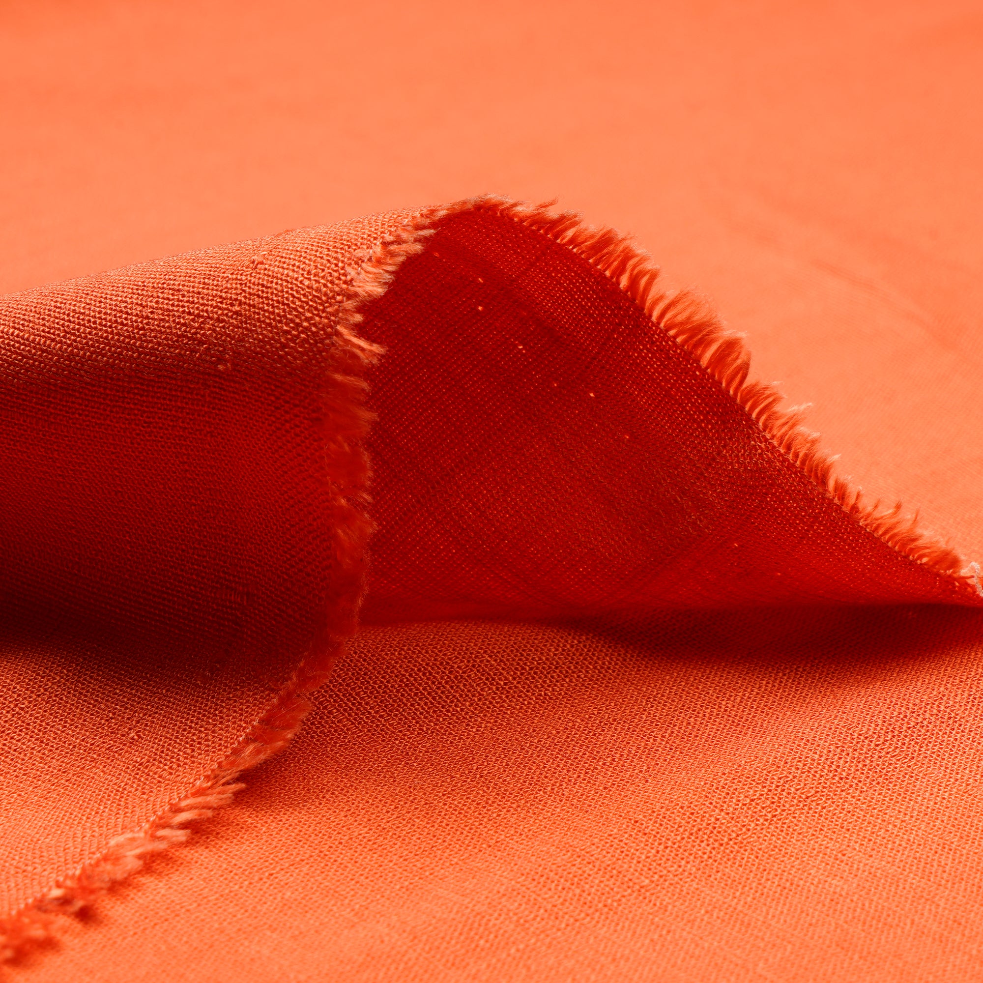 Orange Color Fancy Lycra Polyester Fabric