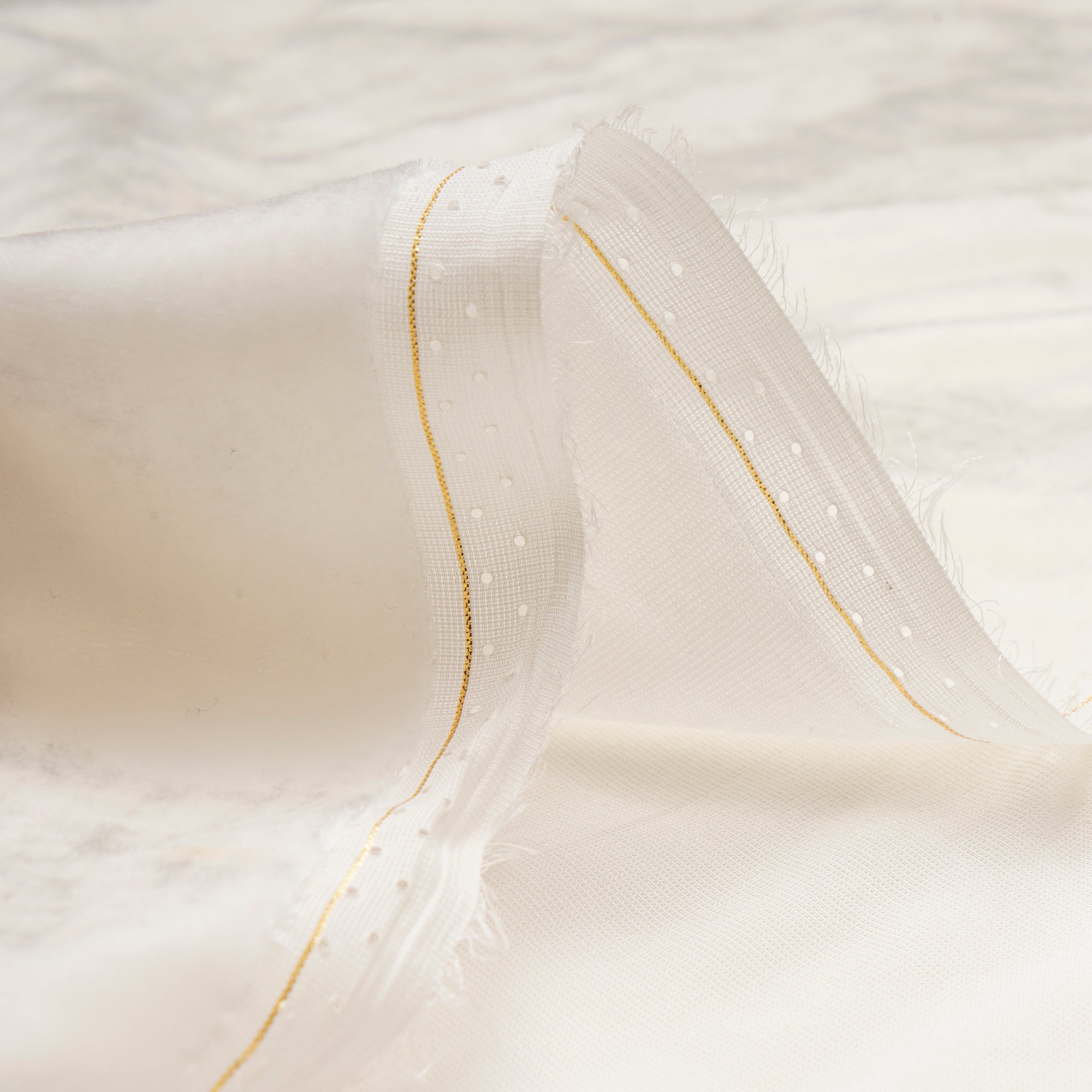 White Color Nylon Velvet Silk Fabric