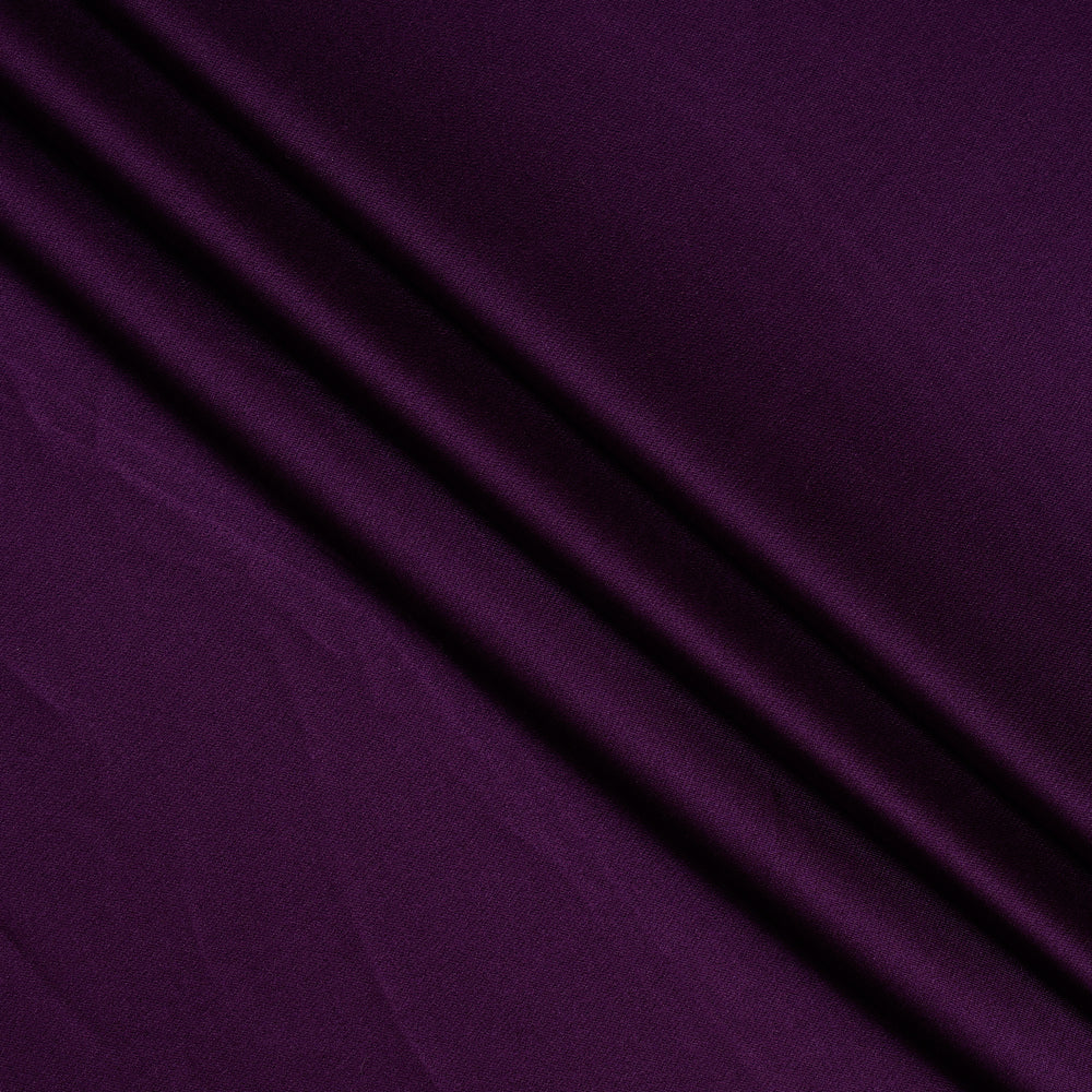Purple Color Heavy Satin Silk Fabric