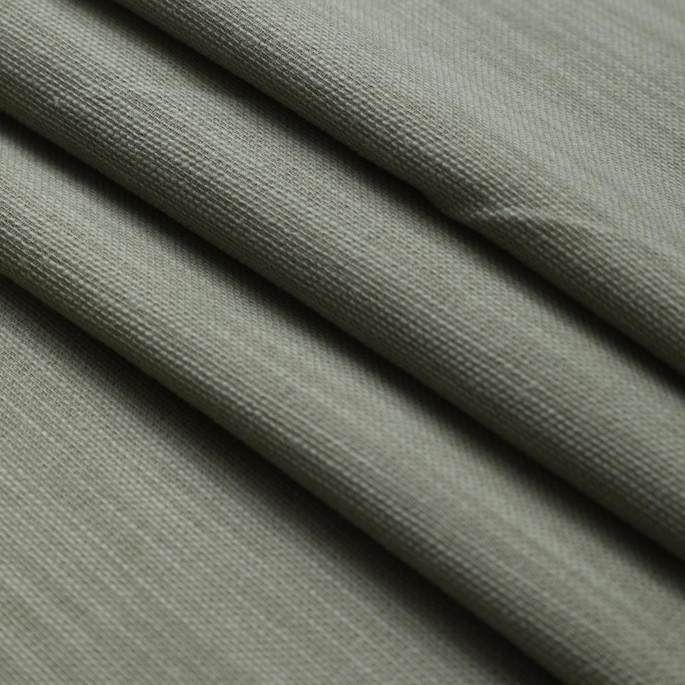 Pistachio Green Color Cotton Viscose Slub Fabric